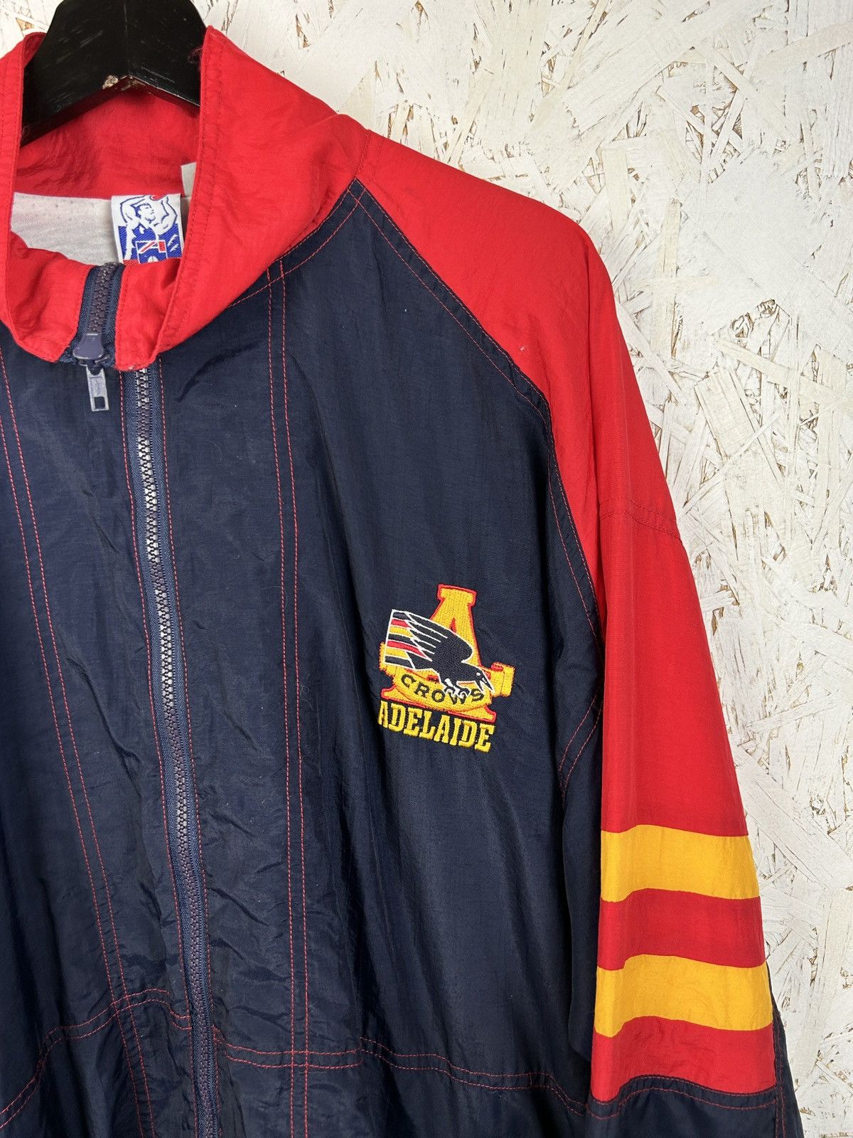 NFL 90s Vintage AFL Adelaide Crows Lightweight Jacket Size US XL / EU 56 / 4 - 2 Thumbnail
