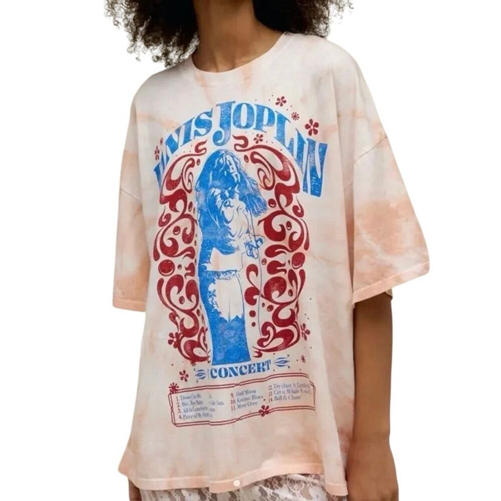 Daydreamer DAYDREAMER Janis Joplin in Concert One Size Tee w/ Sun Burst Size ONE SIZE - 1 Thumbnail