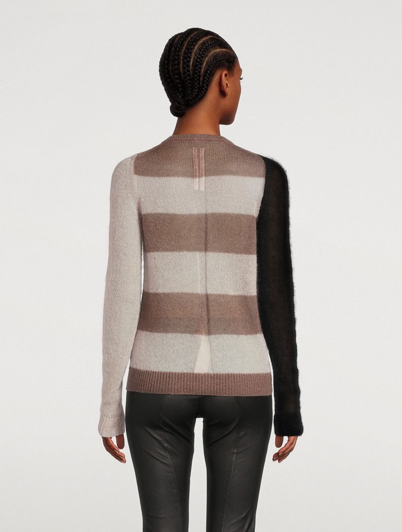 Rick Owens o1y0126 Crewneck Sweater in Multicolor Size S / US 4 / IT 40 - 3 Thumbnail