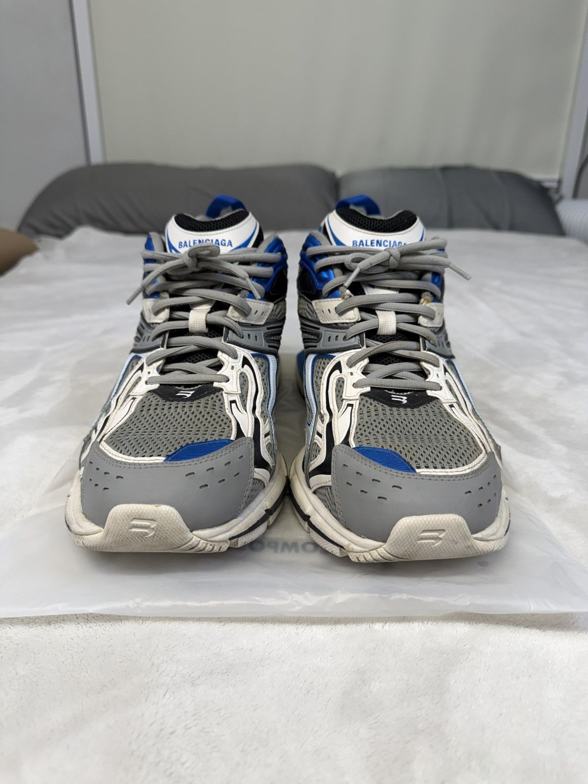 Balenciaga Balenciaga X-Pander ‘Blue Silver’ Size US 12 / EU 45 - 1 Thumbnail
