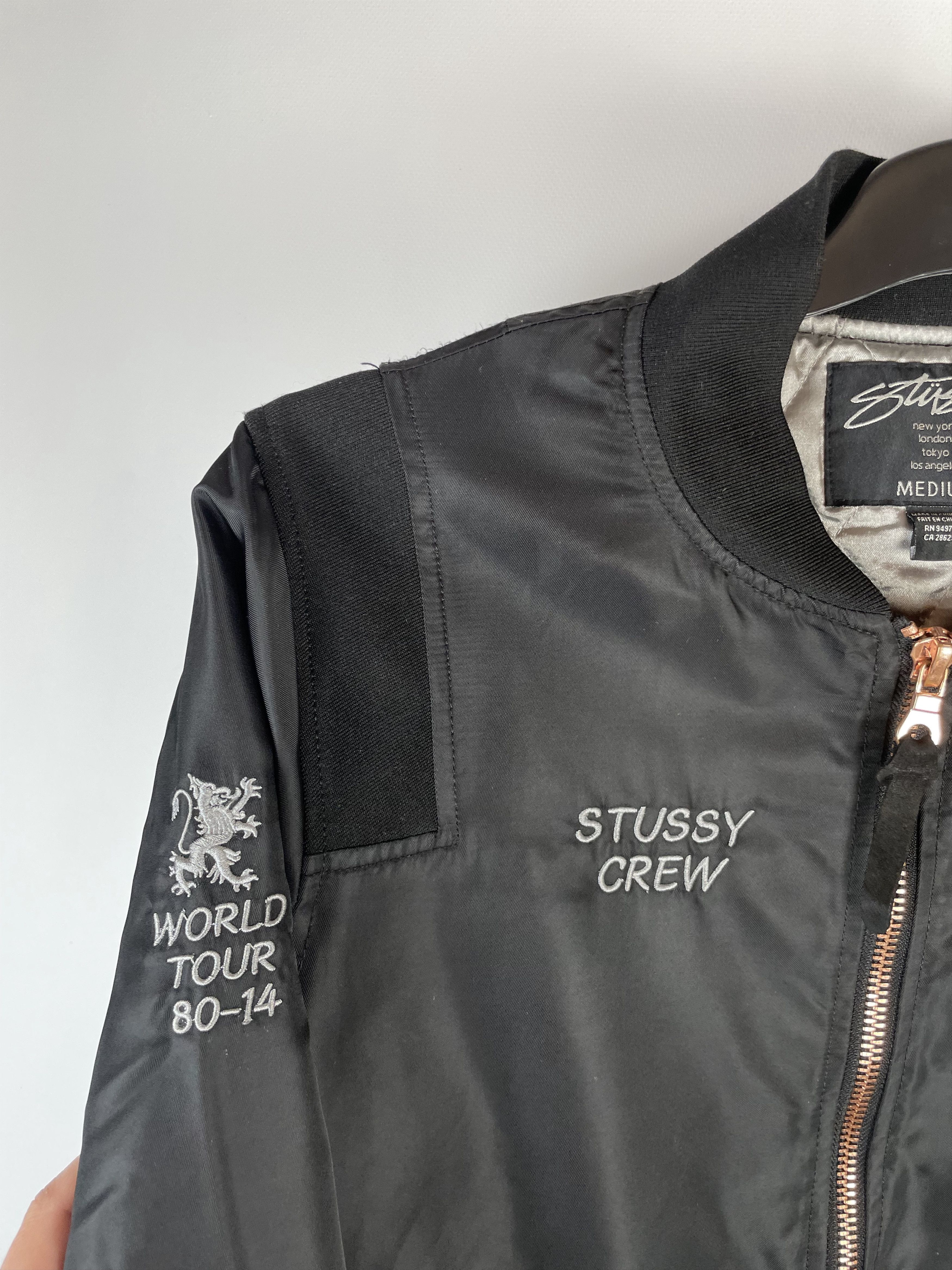Other Rare Stussy Bomber Jacket Size M / US 6-8 / IT 42-44 - 5 Thumbnail