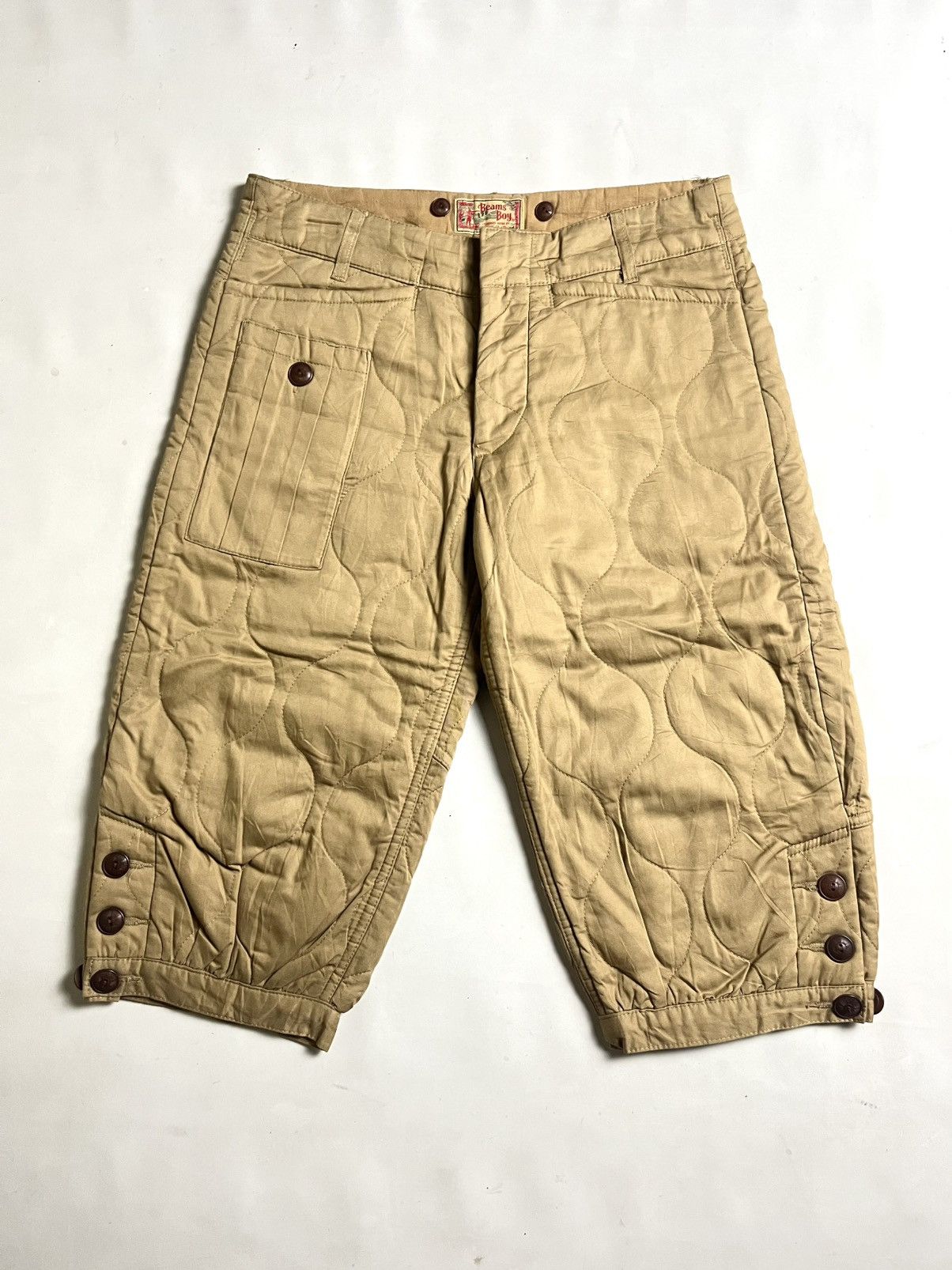 Beams Plus × Engineered Garments Beams Boy Quilted Military Shorpant Size US 30 / EU 46 - 1 Thumbnail