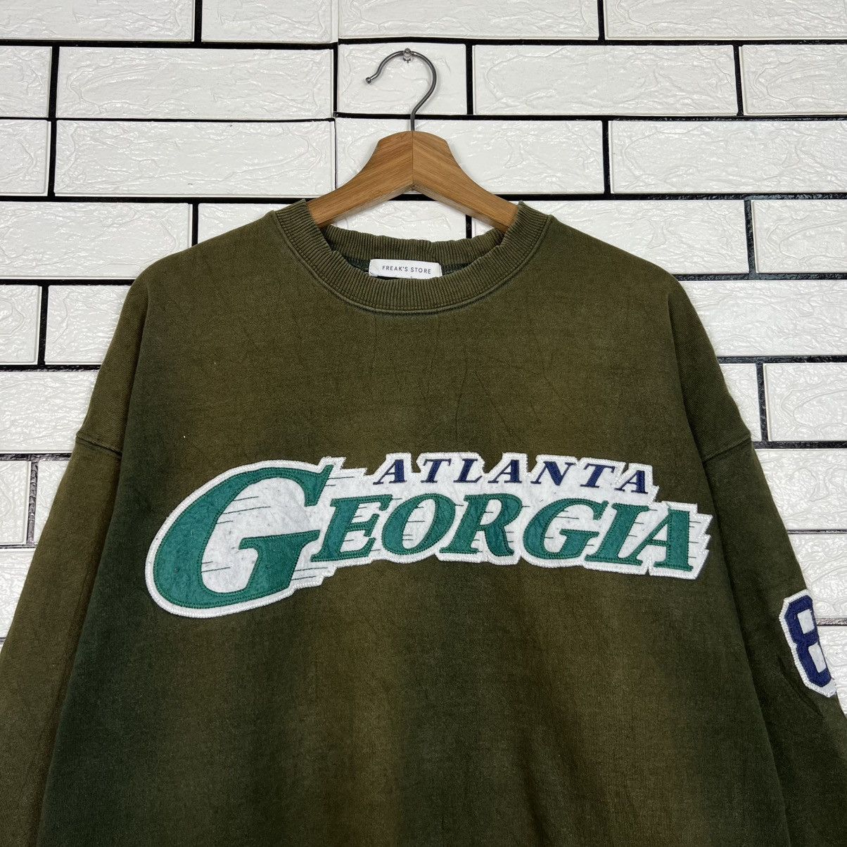 Japanese Brand FREAK’S STORE ATLANTA GEORGIA Big Logo Sweatshirt #4074-C185 Size US M / EU 48-50 / 2 - 2 Thumbnail