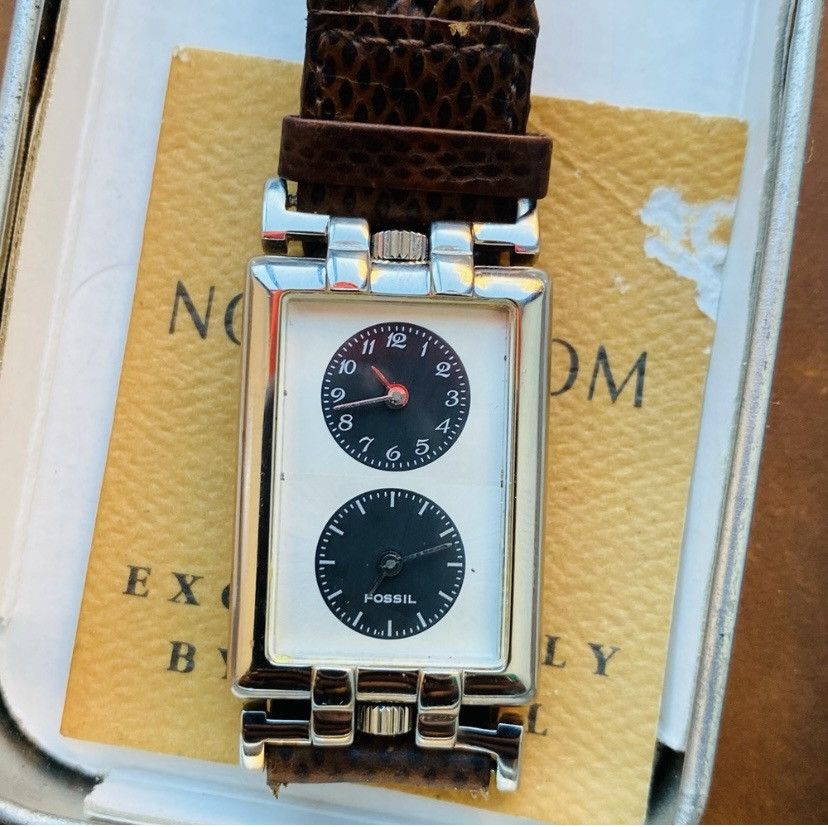 Fossil 1995 ART DECO FOSSIL WATCH EC-8604 Size ONE SIZE - 5 Thumbnail