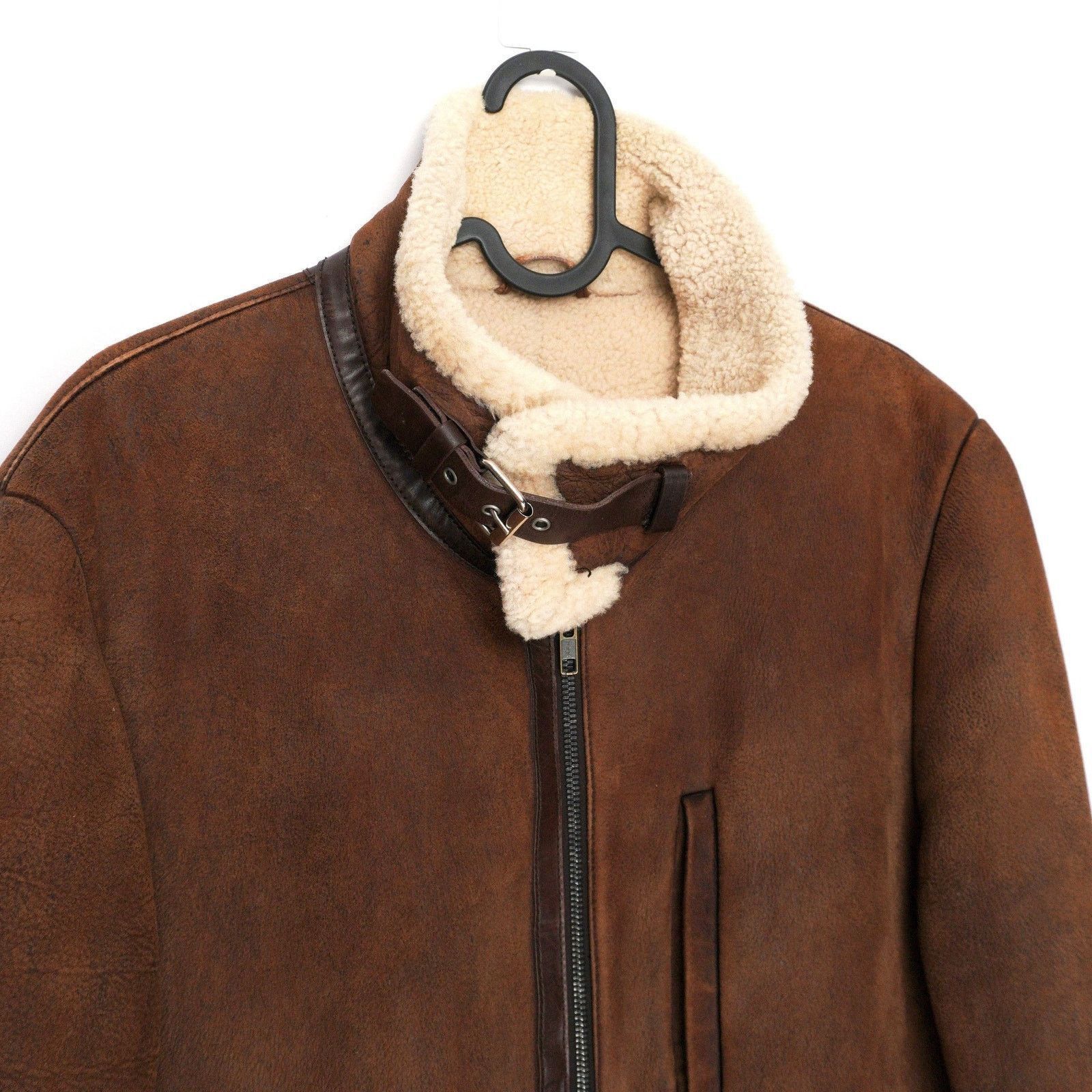 Jil Sander Archive Jil Sander Raf Simons Leather Shearling Coat Jacket Size US M / EU 48-50 / 2 - 7 Thumbnail