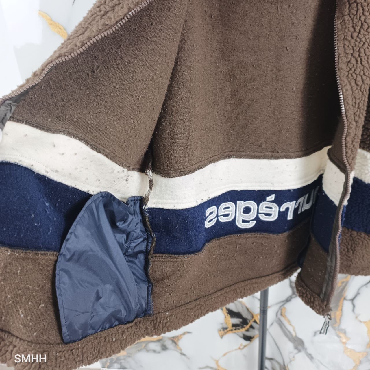 Courreges 🔥Rare Courrèges Sherpa Fleece - Embroidered Back Logo ( M ) Size US M / EU 48-50 / 2 - 16 Thumbnail