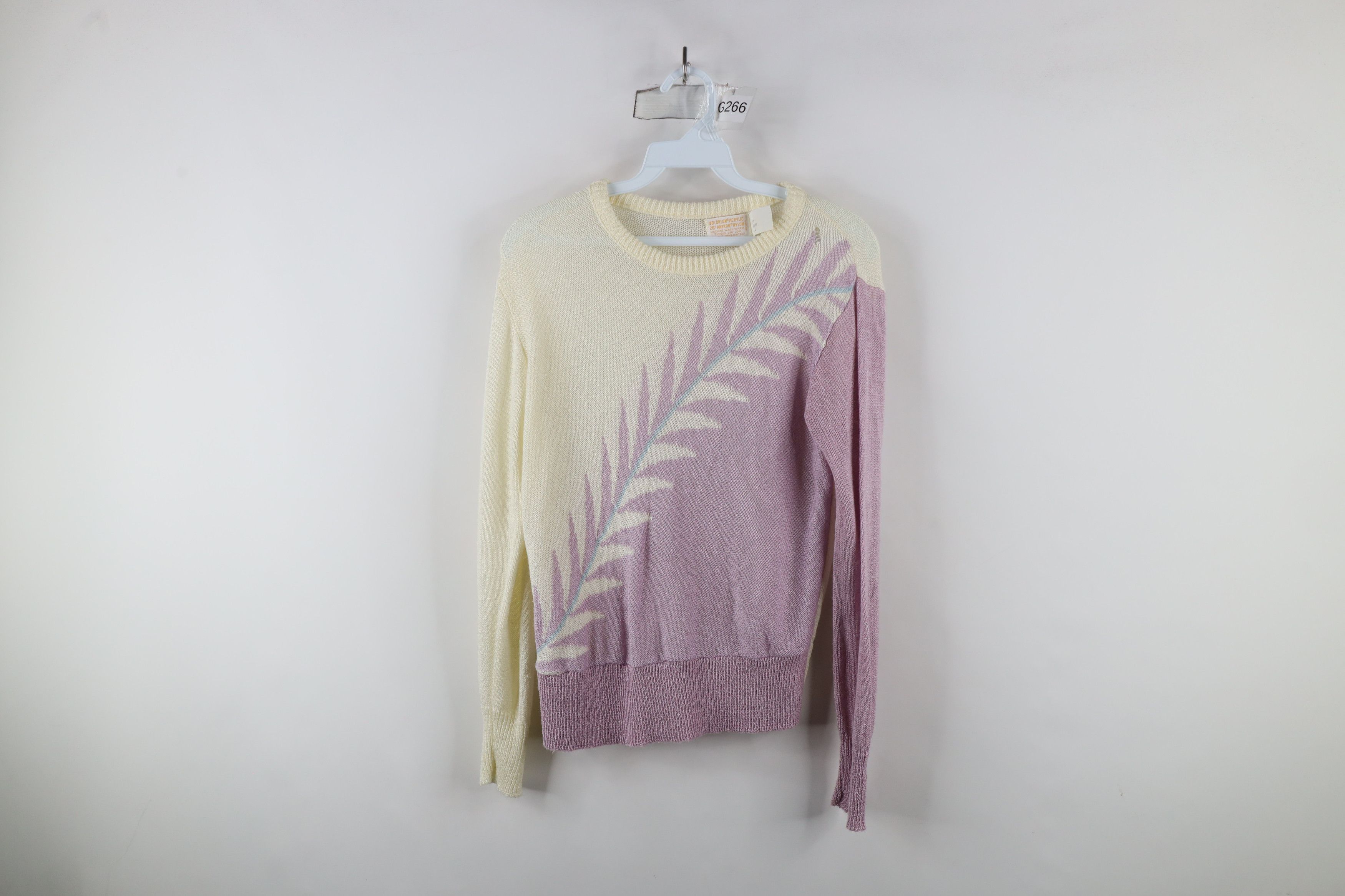 Vintage Vintage 70s Streetwear Abstract Geometric Knit Sweater USA Size L / US 10 / IT 46 - 1 Thumbnail