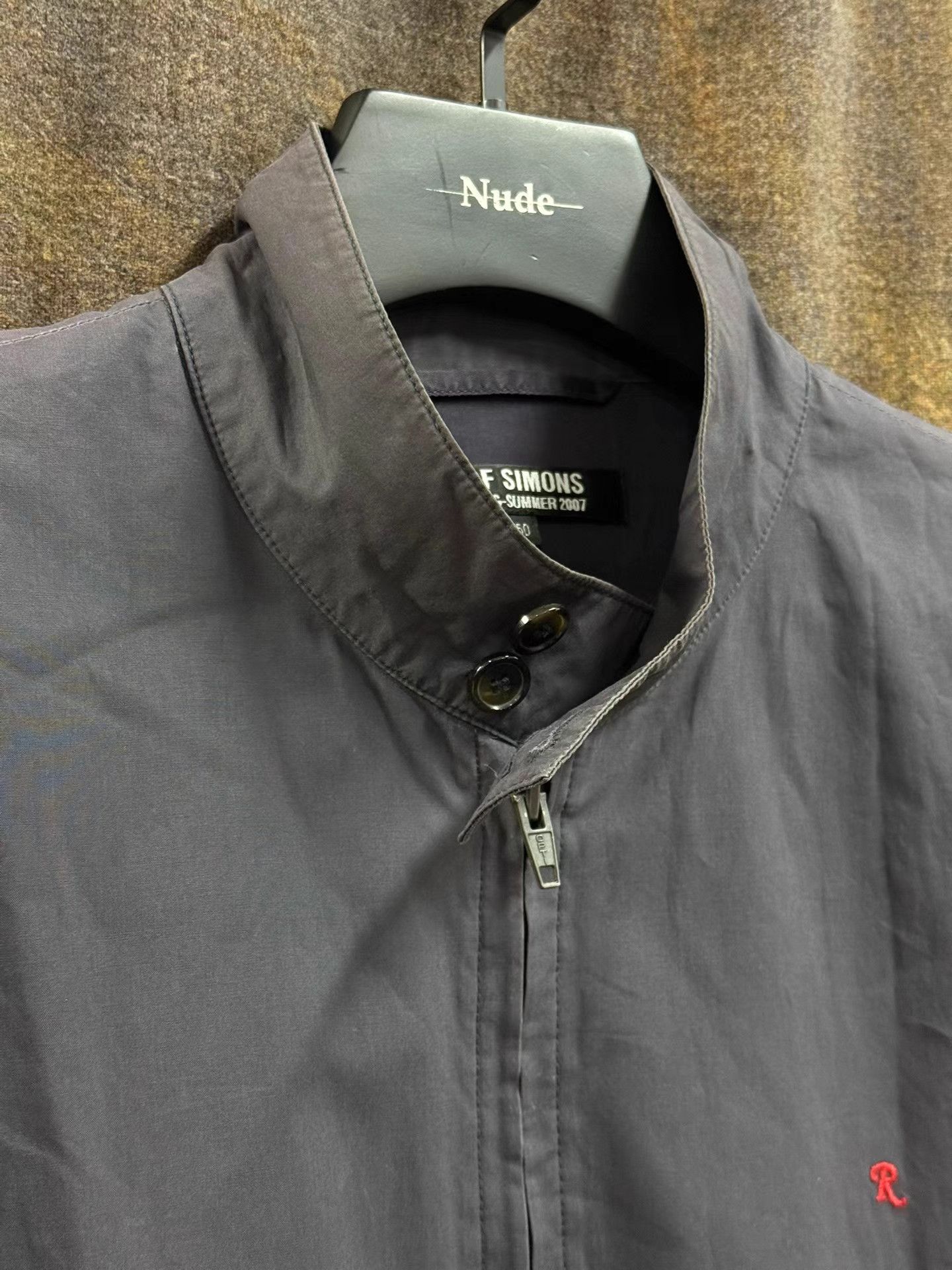 Raf Simons Raf Simons 07SS Washed Small R Embroidery Jacket K20 Size US M / EU 48-50 / 2 - 7 Thumbnail