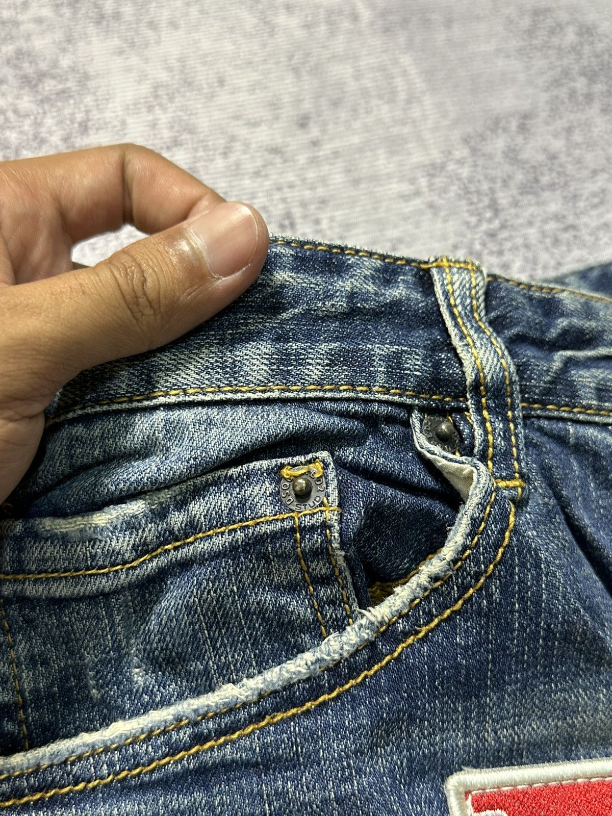 Hysteric Glamour Hysteric Glamour Patchwork Denim Size US 33 - 10 Thumbnail