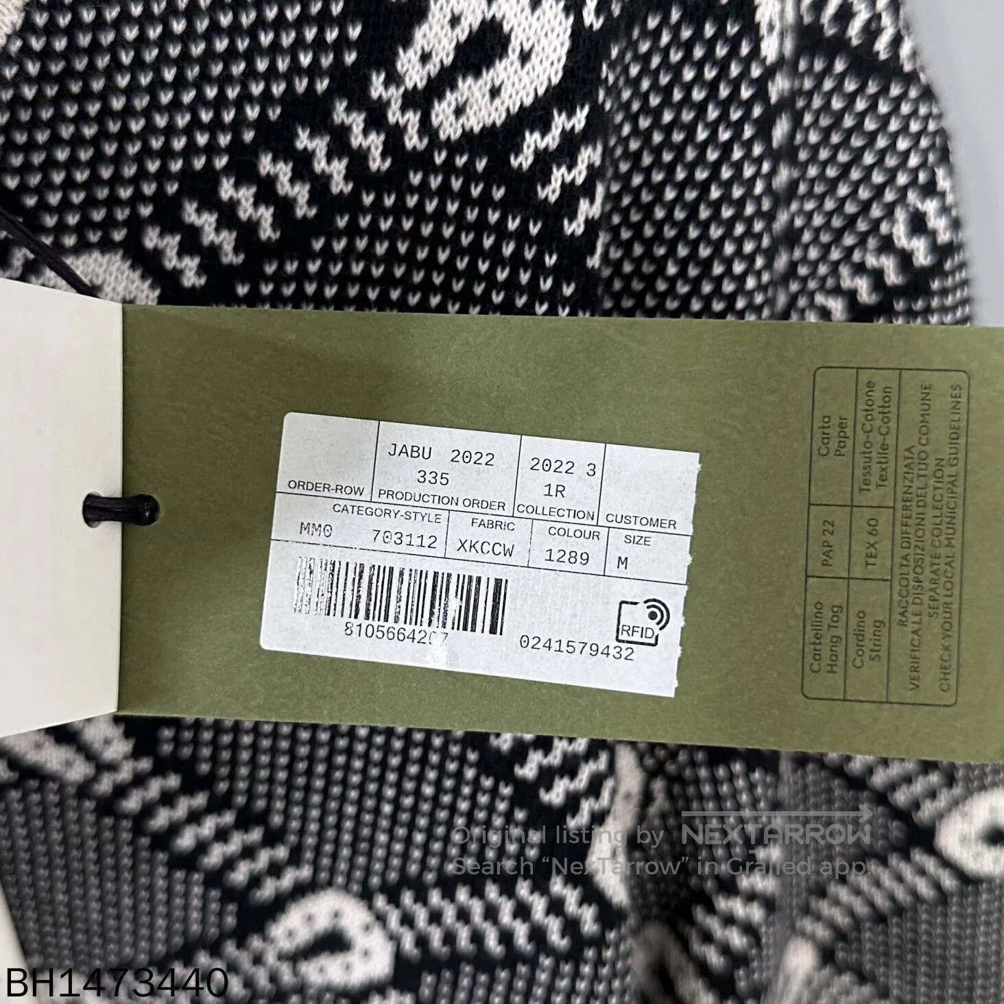 Gucci gucci v-neck diamond print sweater. Size US M / EU 48-50 / 2 - 7 Thumbnail