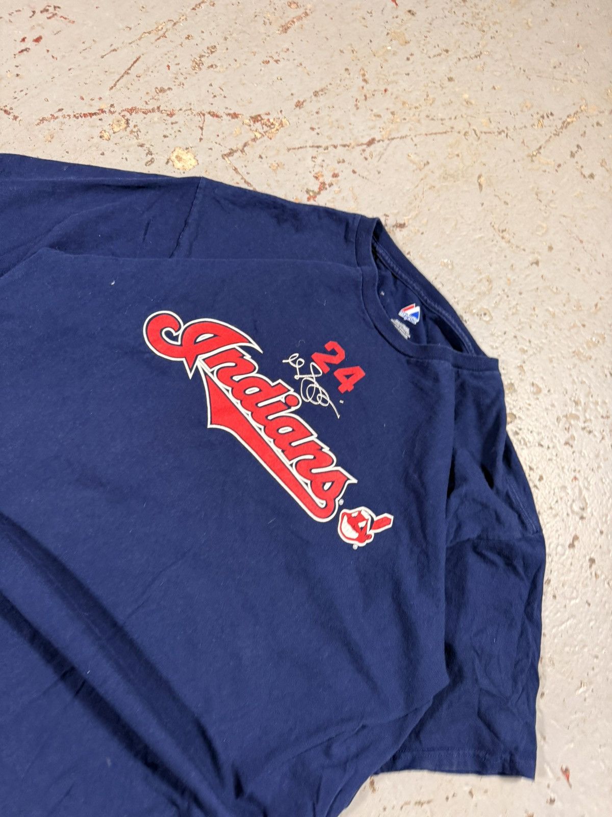 MLB Vintage Cleveland Indians Mlb Jersey Tee Size US XL / EU 56 / 4 - 3 Thumbnail