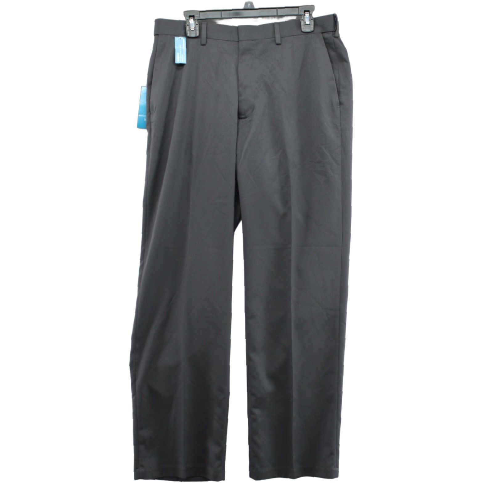 Haggar VINTAGE Haggar Pants Men's 34x32 Black Slacks Straight Chino Micro Herringbone NWT Size US 34 / EU 50 - 1 Thumbnail