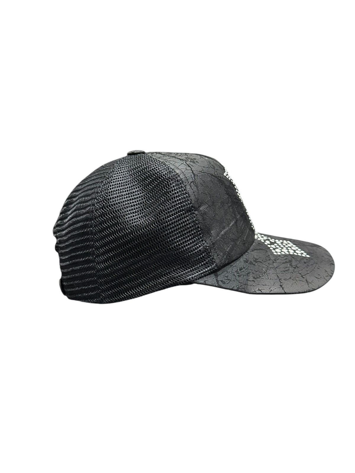 Japanese Brand Black Trucker Cap Inspired by Chrome H Size ONE SIZE - 3 Thumbnail