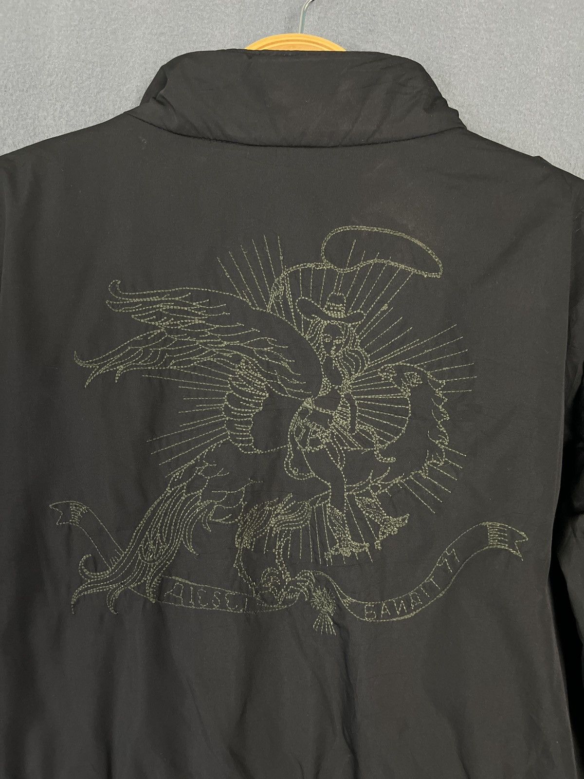 Cowboy Equipment × Diesel Diesel Bandit Embroidered Cowgirl & a Beast Cropped Jacket Size M / US 6-8 / IT 42-44 - 7 Thumbnail