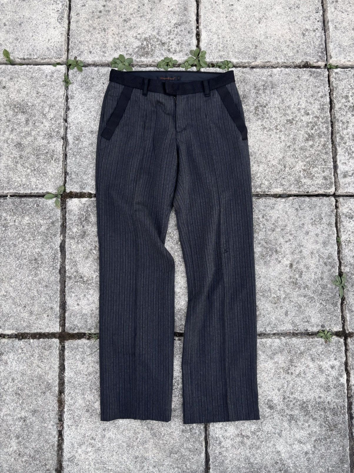Undercover Undercover aw05 striped lightning bolt pants Size US 29 - 1 Thumbnail