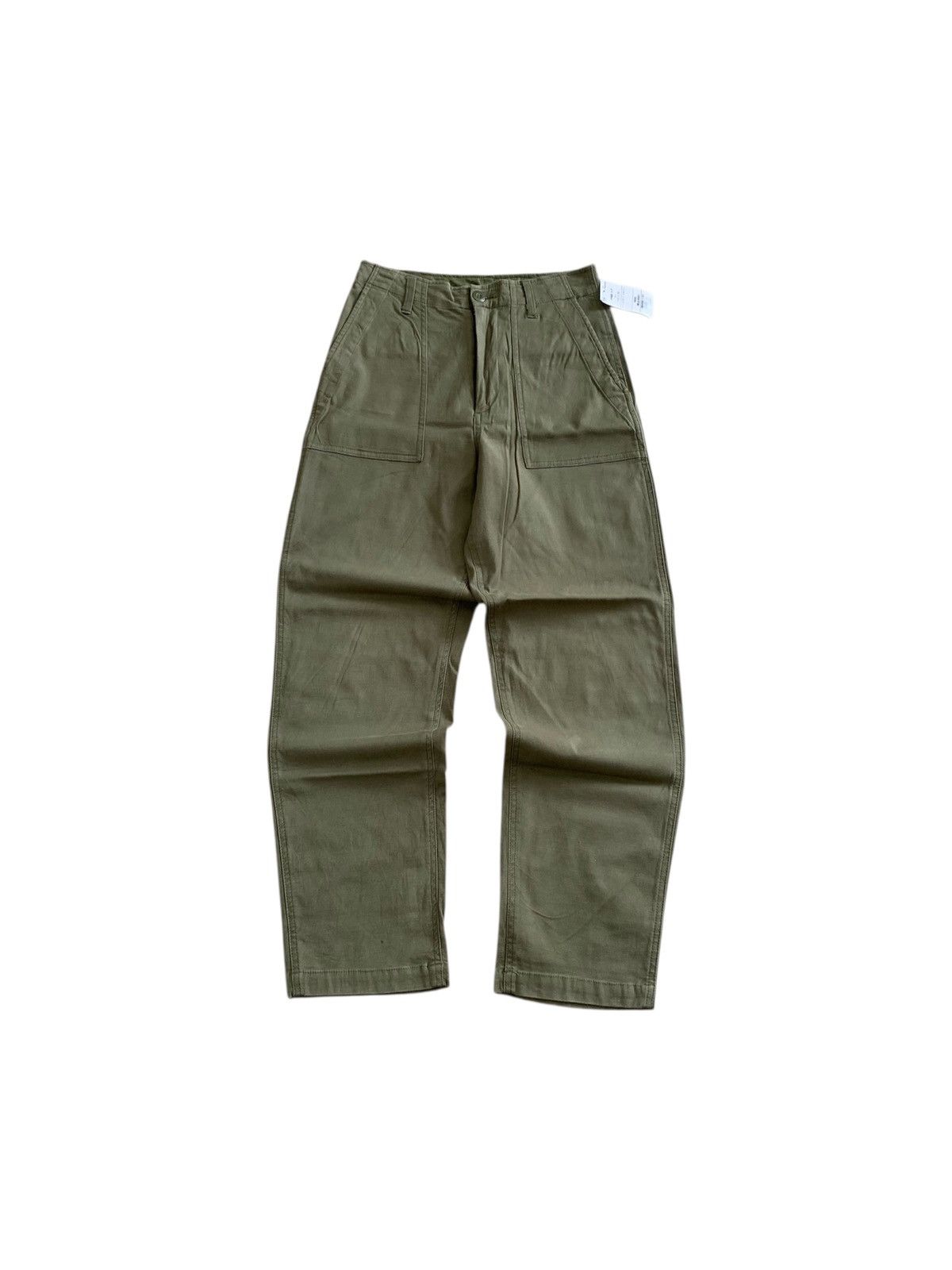 Japanese Brand Opaoeclip Military Fatigue Sateen OG Trousers Size US 26 / EU 42 - 1 Thumbnail