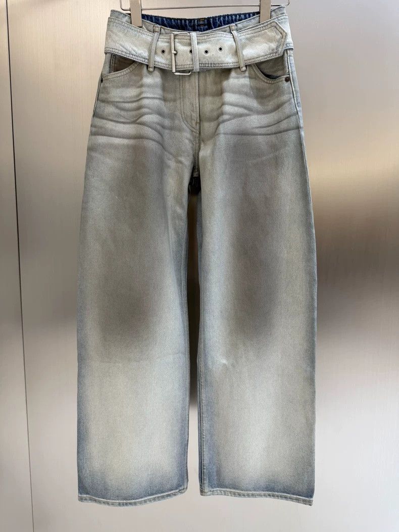 Acne Studios Belted Denim Pants-dmc