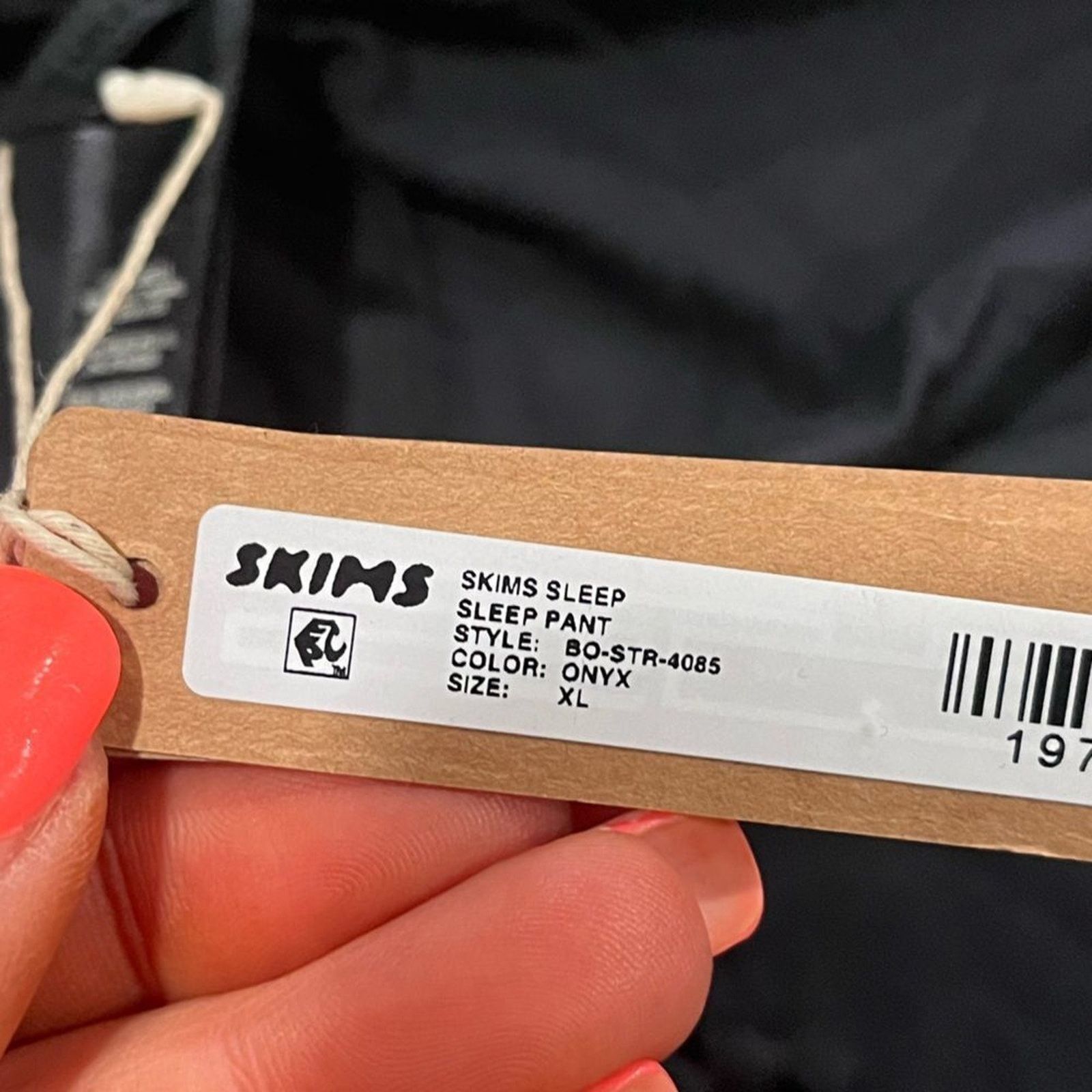 SKIMS NWT Skims Sleep Straight Leg Pant Adjustable Stretch Size XL Size 33" - 4 Thumbnail
