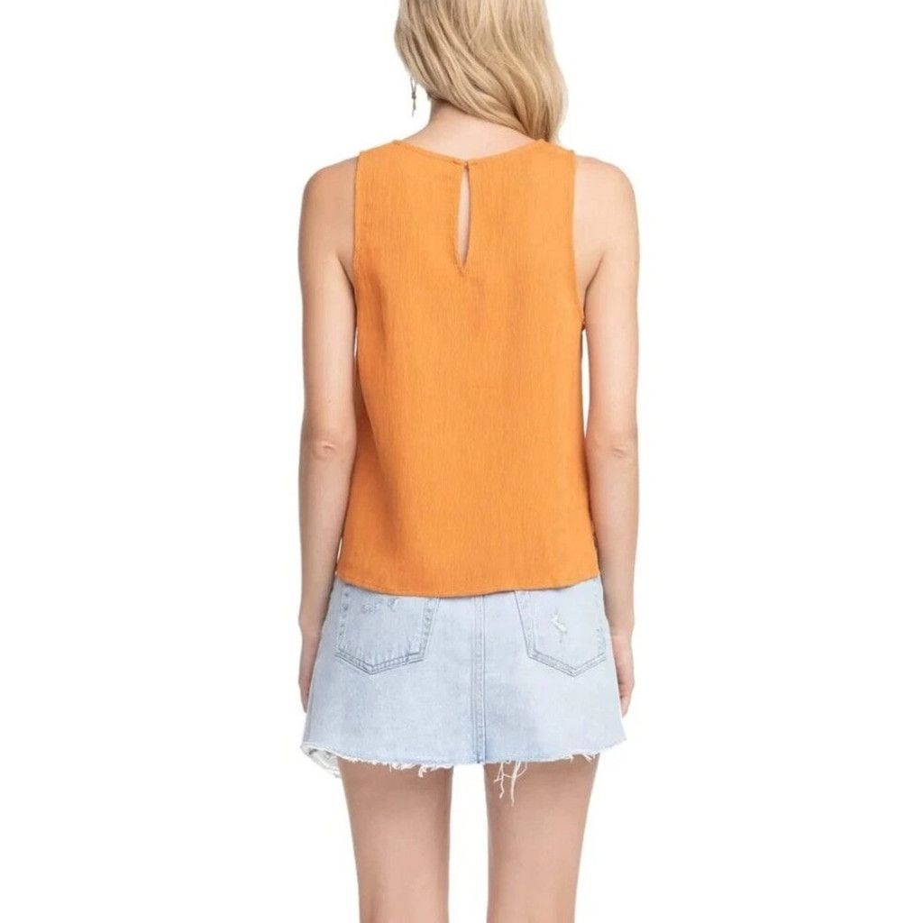 Other ASTR The Label Ribbed Apricot Orange Berlin Tank Blouse L Size L / US 10 / IT 46 - 8 Thumbnail