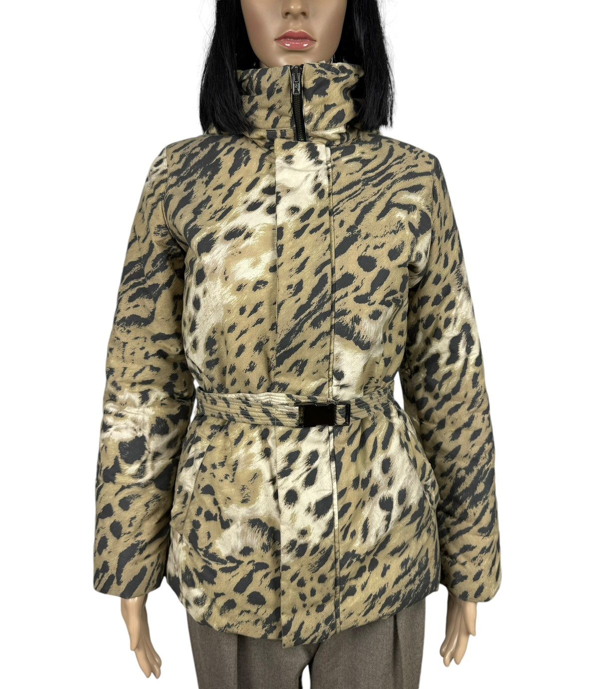 Jean Paul Gaultier Gaultier Junior Leopard Printed Parka Jacket Belted 14Anni Size XS / US 0-2 / IT 36-38 - 2 Thumbnail