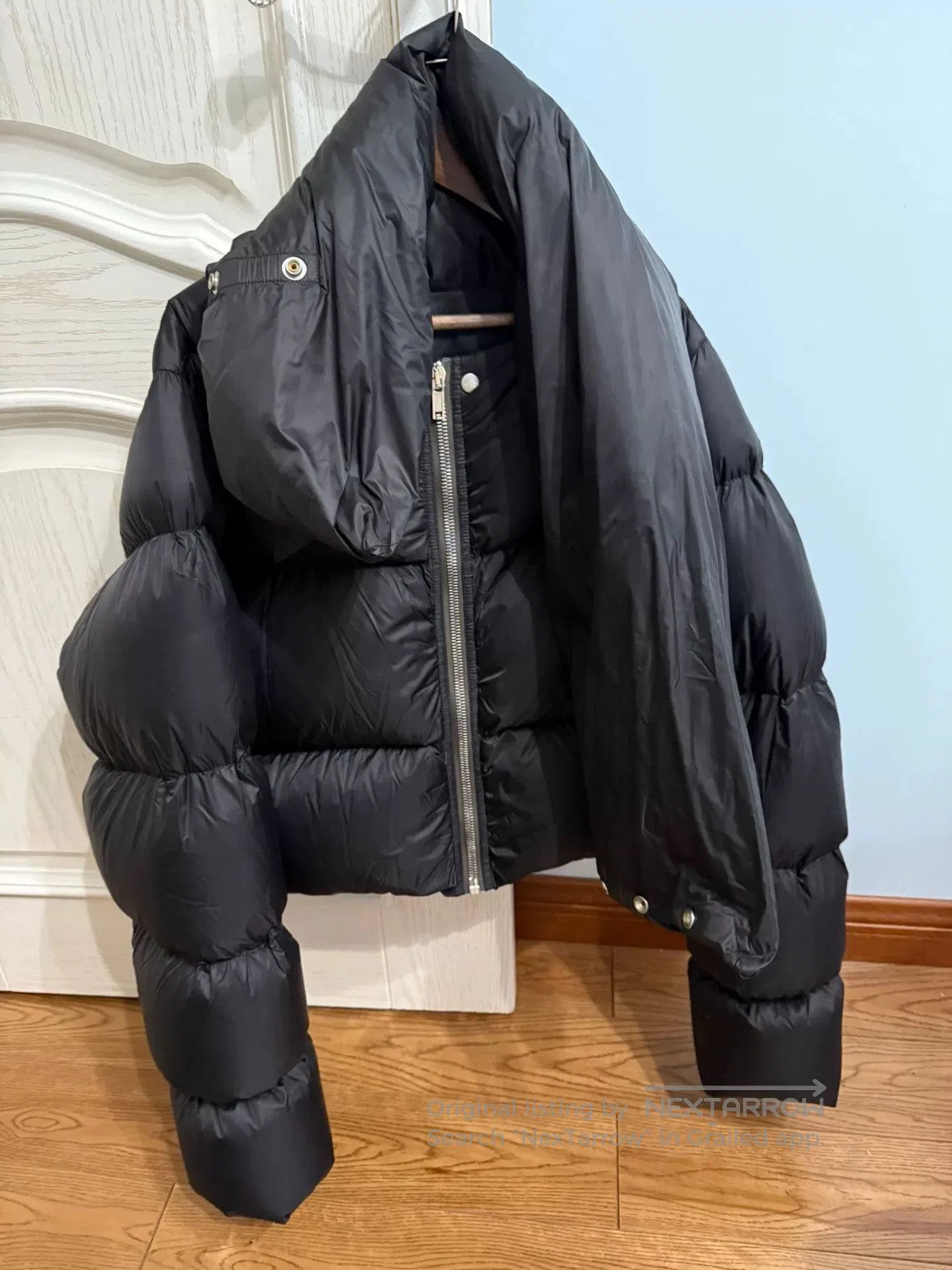 Rick Owens Rick Owens Women's Down Neck Warmer Coat. Size M / US 6-8 / IT 42-44 - 2 Thumbnail