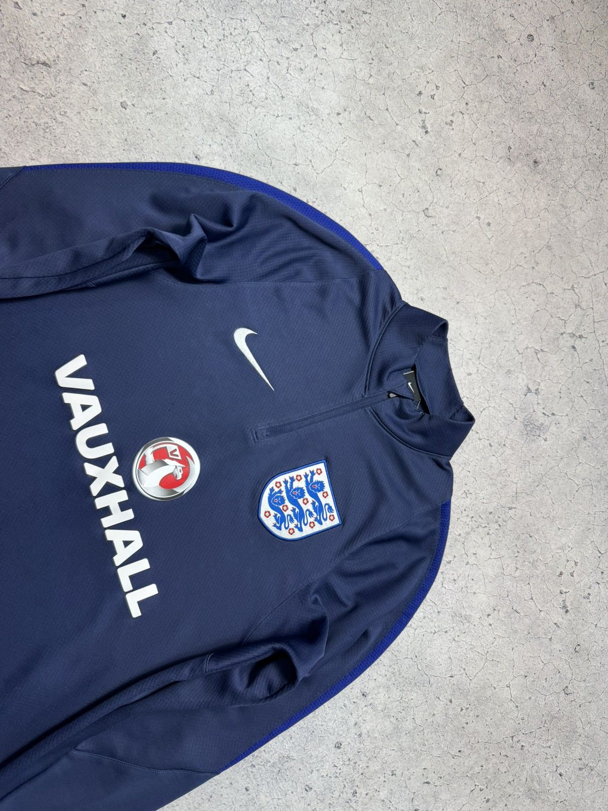Nike × Vintage Nike Dri-Fit England Team Training Jacket 1/4 Zip Track Top Size US M / EU 48-50 / 2 - 5 Thumbnail