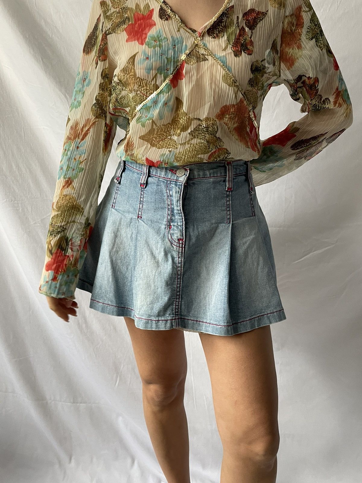 Vintage y2k skirt Size 26" / US 2 / IT 38 - 5 Thumbnail