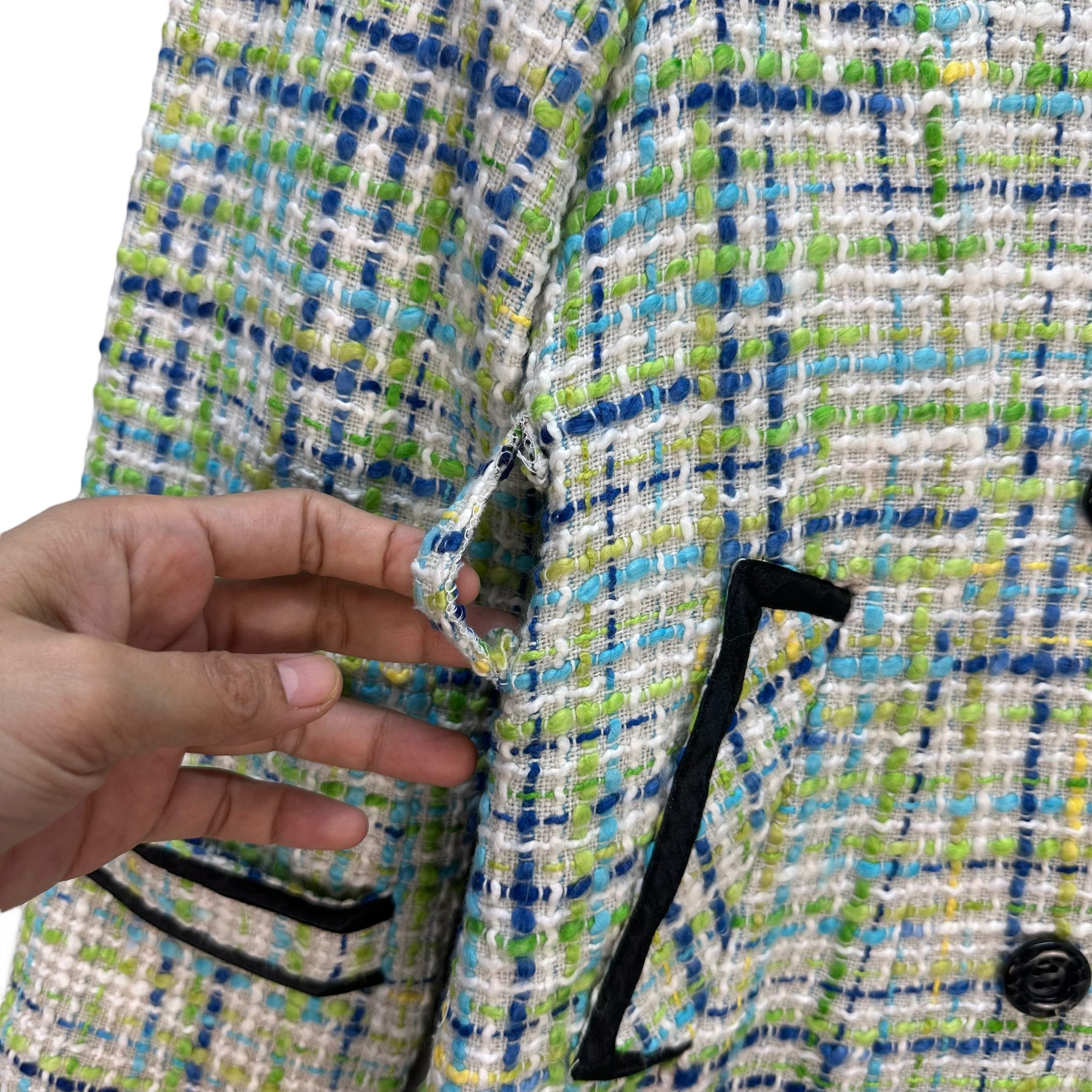 Max Mara MAX MARA DOUBLE BREASTED TWEED COAT #8580-015 Size XS / US 0-2 / IT 36-38 - 7 Thumbnail