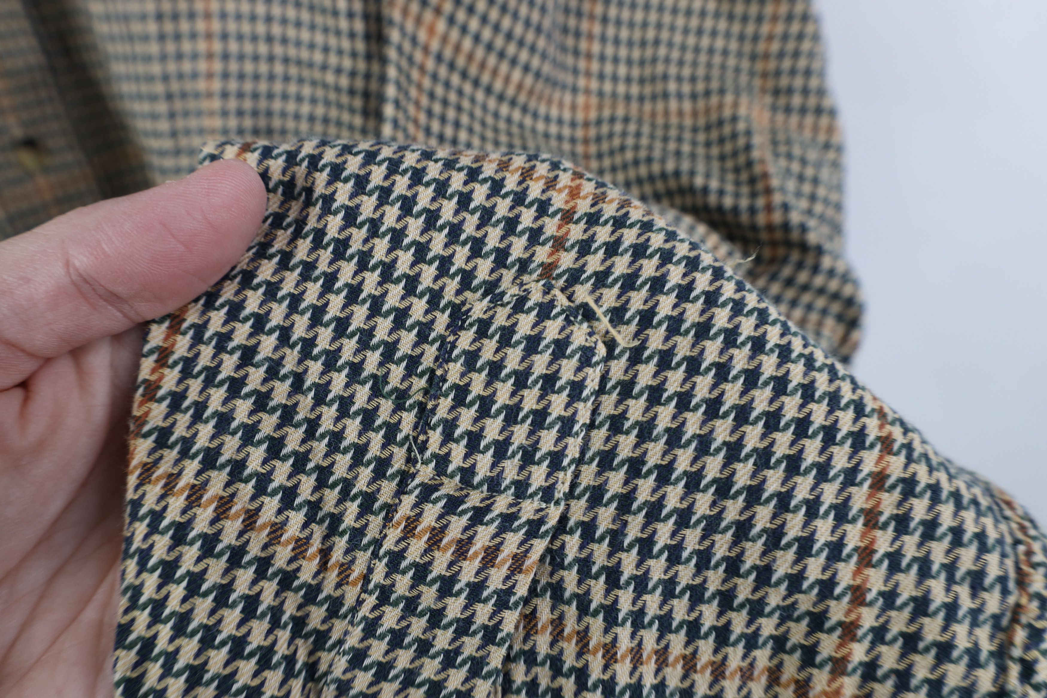 Nautica Vintage 90s Nautica Houndstooth Collared Button Down Shirt Size US L / EU 52-54 / 3 - 7 Thumbnail