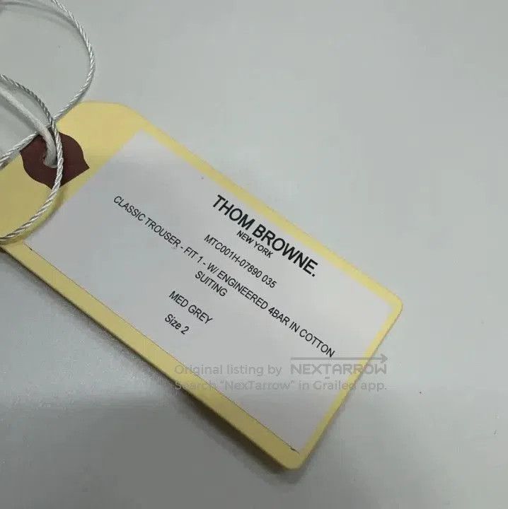 Other Thom Browne Gray Striped Casual Pants. Size US 28 / EU 44 - 2 Thumbnail