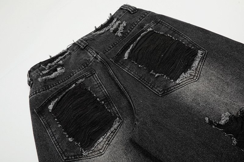 Jean American retro washed ripped jeans for men Size US 32 / EU 48 - 4 Thumbnail