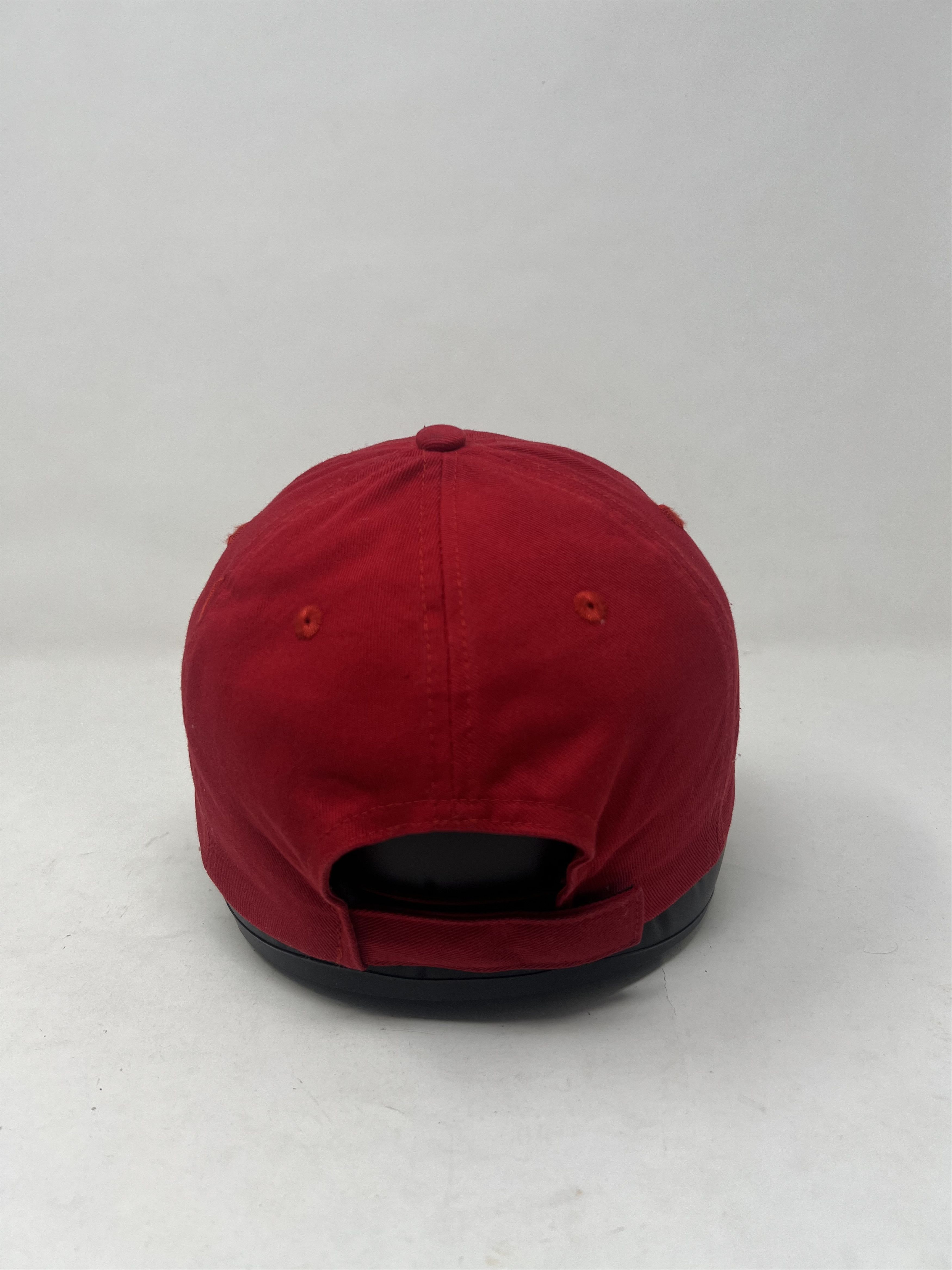 Japanese Brand Fila Embroidery Red Streetwear Hat Size ONE SIZE - 4 Thumbnail