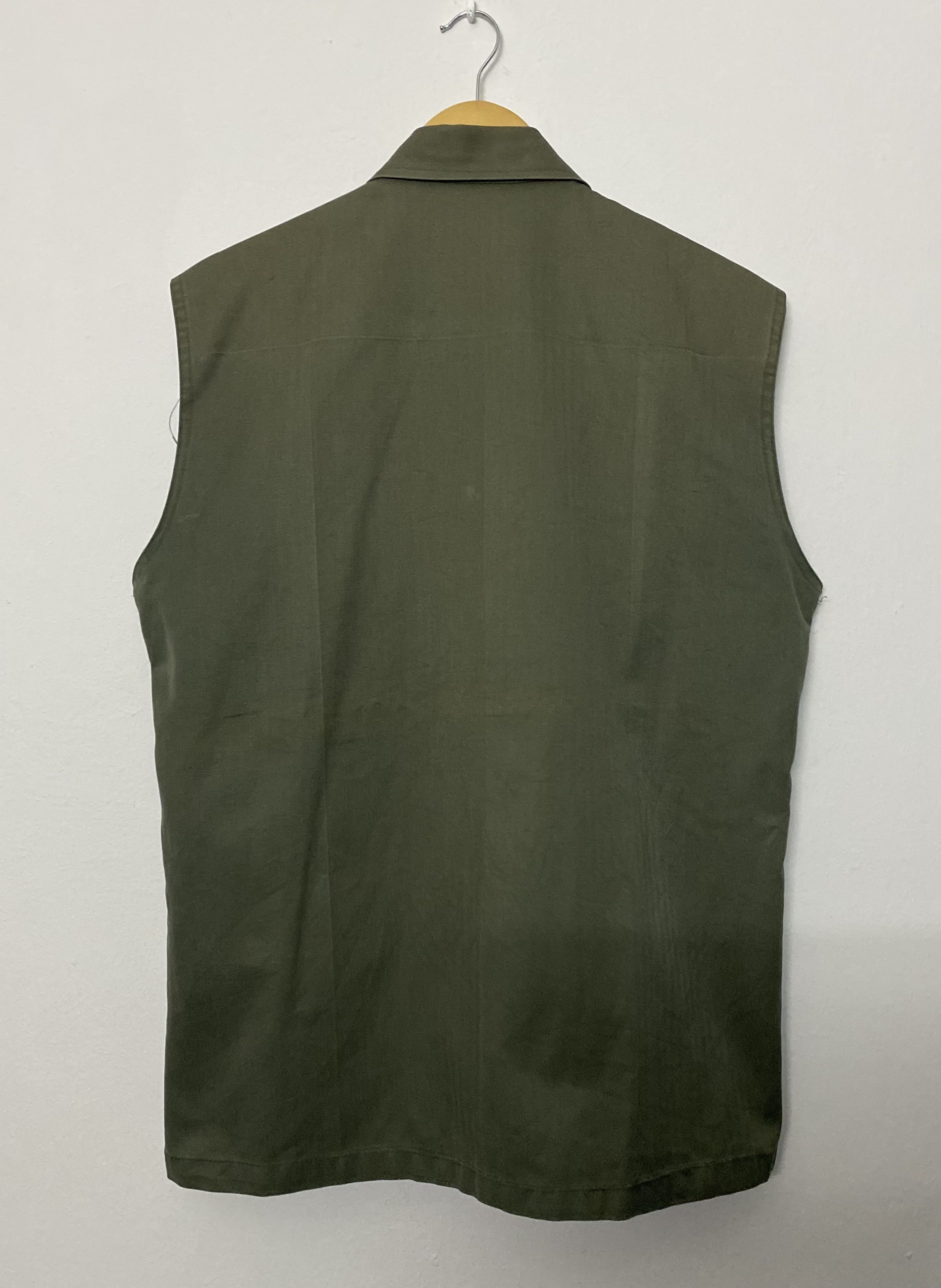 Vintage VTG Military U.S. Army Utility Vest Jacket OG Size US M / EU 48-50 / 2 - 2 Thumbnail