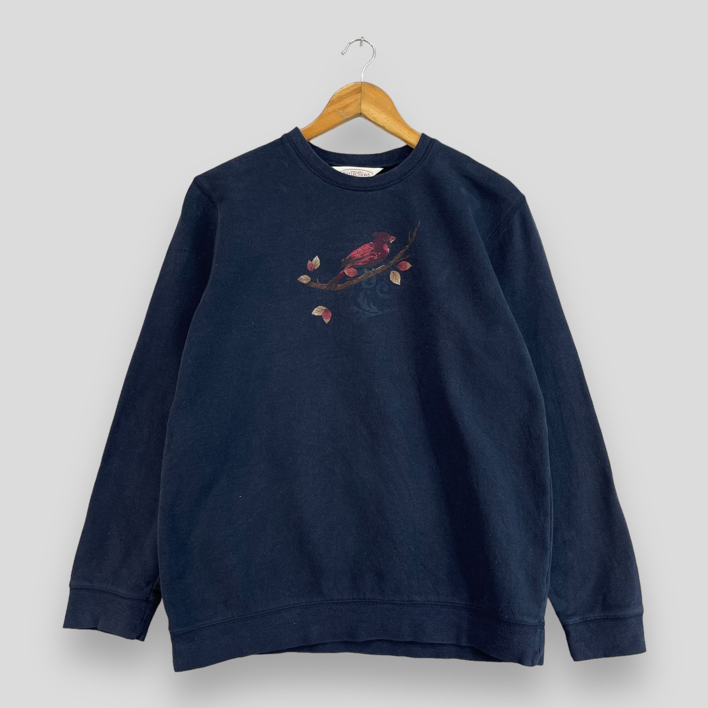 American Apparel × Habitat × Vintage Vintage Red Cardinal Birds Habitat Printed Sweatshirt Size US S / EU 44-46 / 1 - 1 Thumbnail