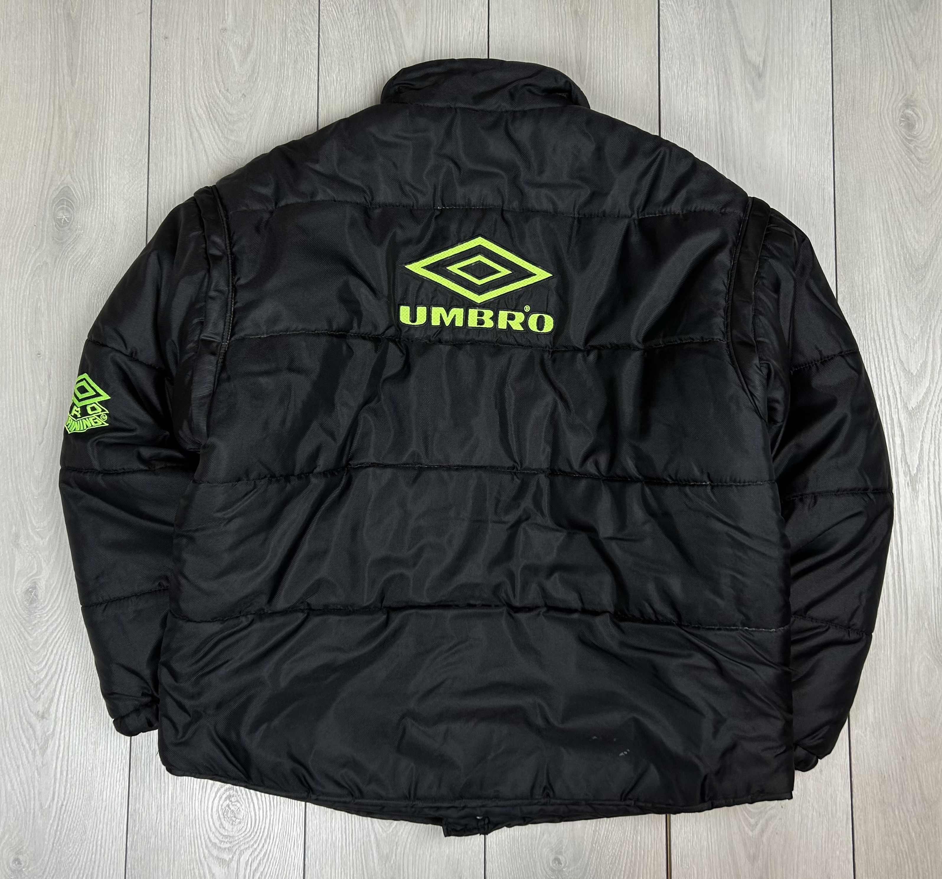 Umbro Umbro Vintage Mens Black Warm Jacket Size L - XL Size US L / EU 52-54 / 3 - 8 Thumbnail