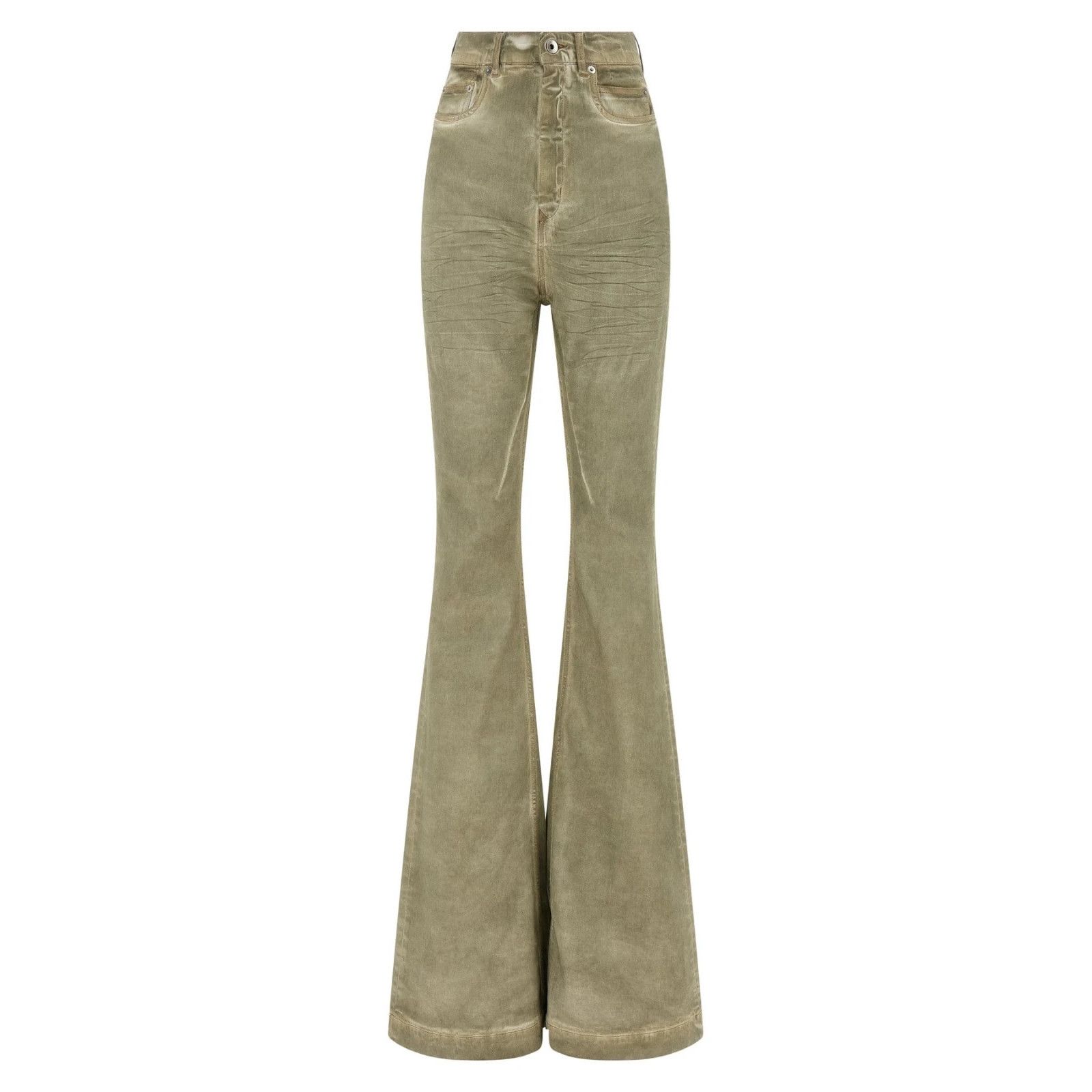 Other DRKSHDW Bolan Bootcut Beige Denim Jeans New & Authentic (Wom Size 27" / US 4 / IT 40 - 1 Thumbnail