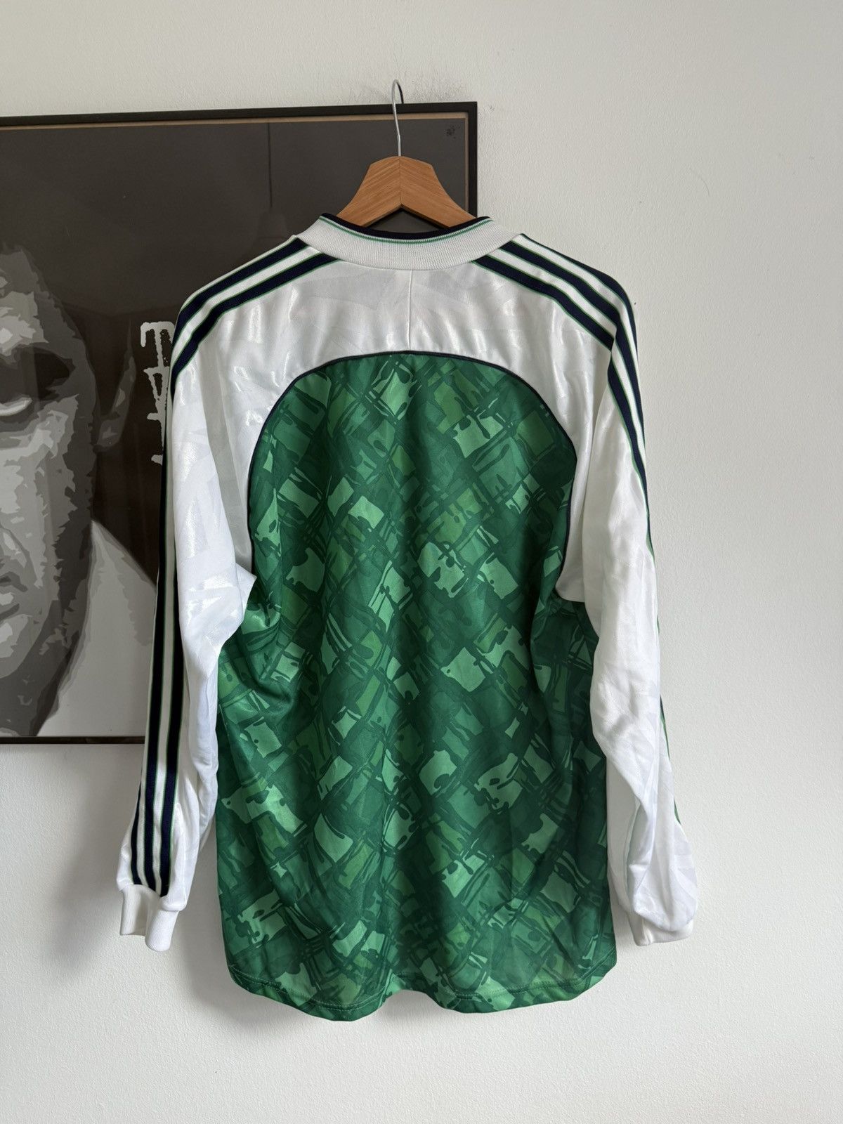 Adidas Vintage 90's Template Football Soccer Shirt Long Sleeve Size US L / EU 52-54 / 3 - 3 Thumbnail