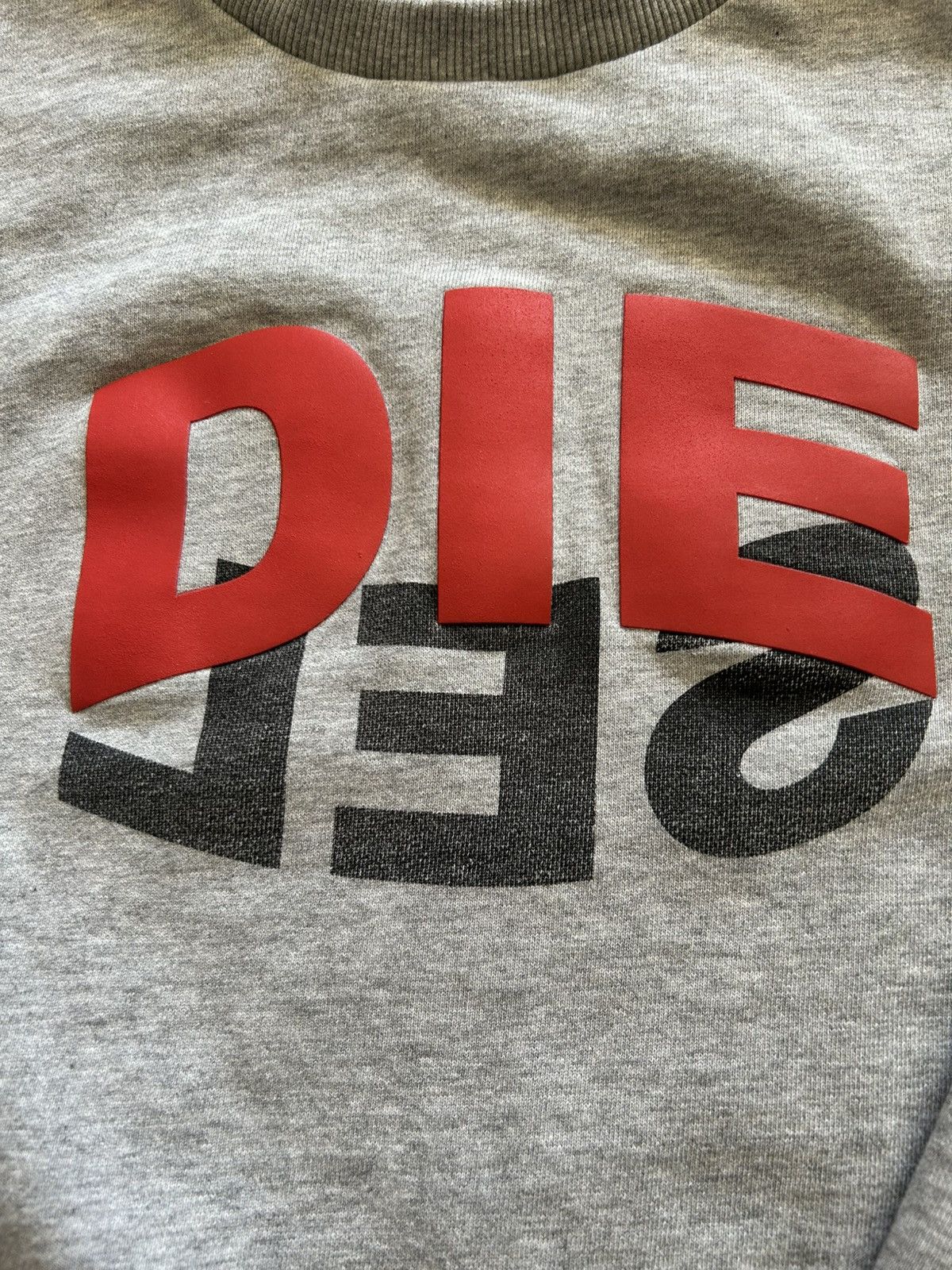 Diesel Diesel Mirror Logo Spell Out Crewneck Sweater Size US S / EU 44-46 / 1 - 2 Thumbnail