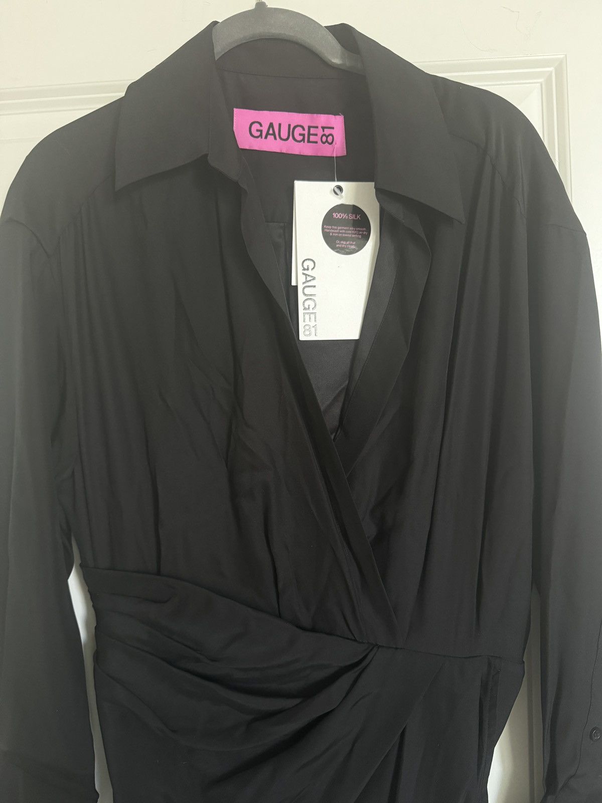 GAUGE81 GAUGE81 gathered-front shirt dress Size Medium Size M / US 6-8 / IT 42-44 - 4 Thumbnail