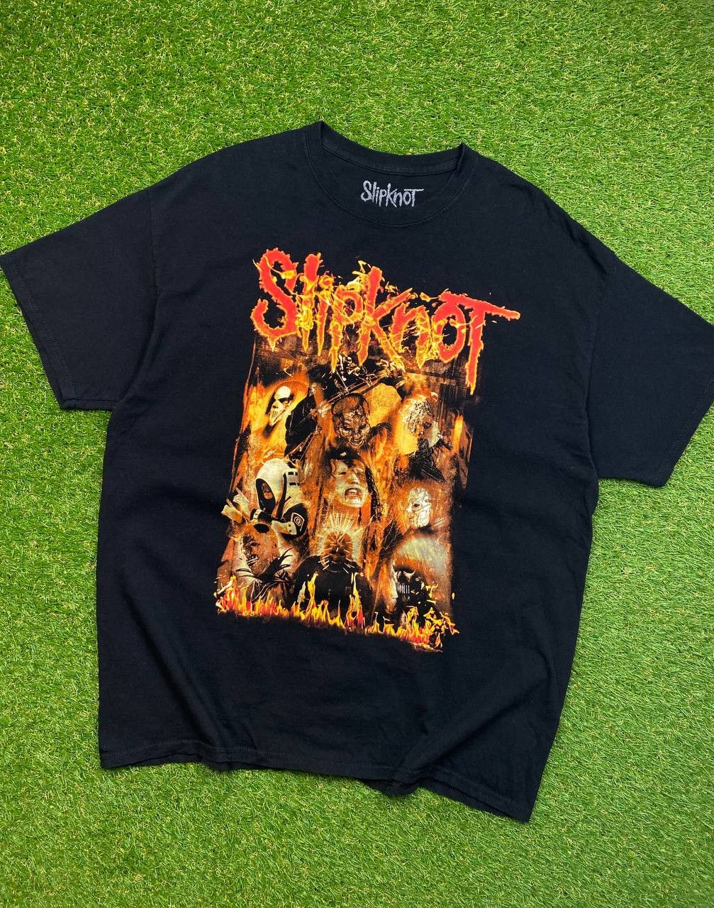 Band Tees × Vintage Vintage 00s Slipknot Tour Big Logo T
