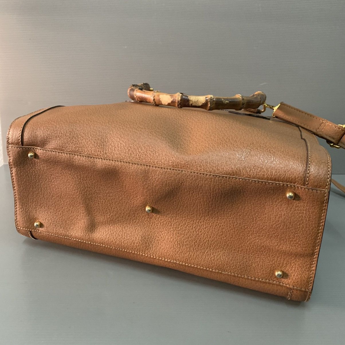 Gucci Gucci Bamboo Leather Vintage Handbag Size ONE SIZE - 5 Thumbnail
