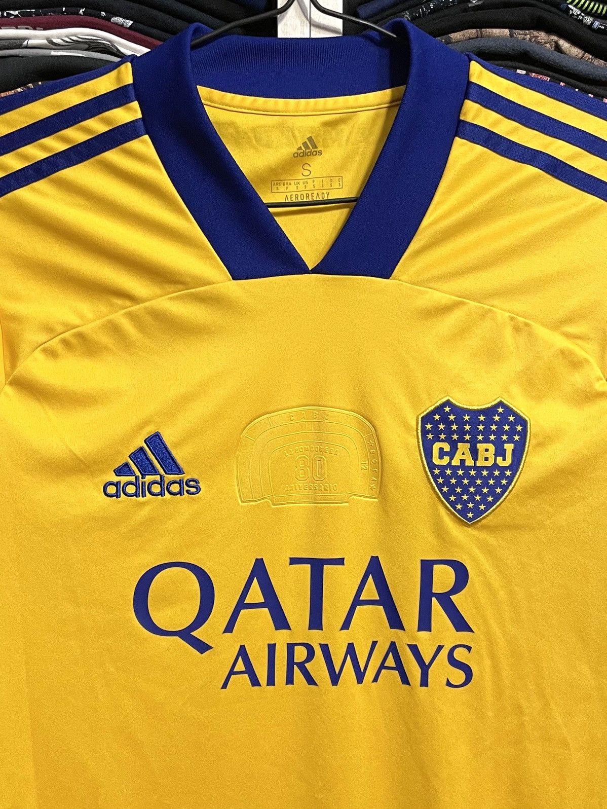 Adidas Boca Juniors 20/21 Adidas Third Kit Soccer Shirt Jersey Size US S / EU 44-46 / 1 - 3 Thumbnail