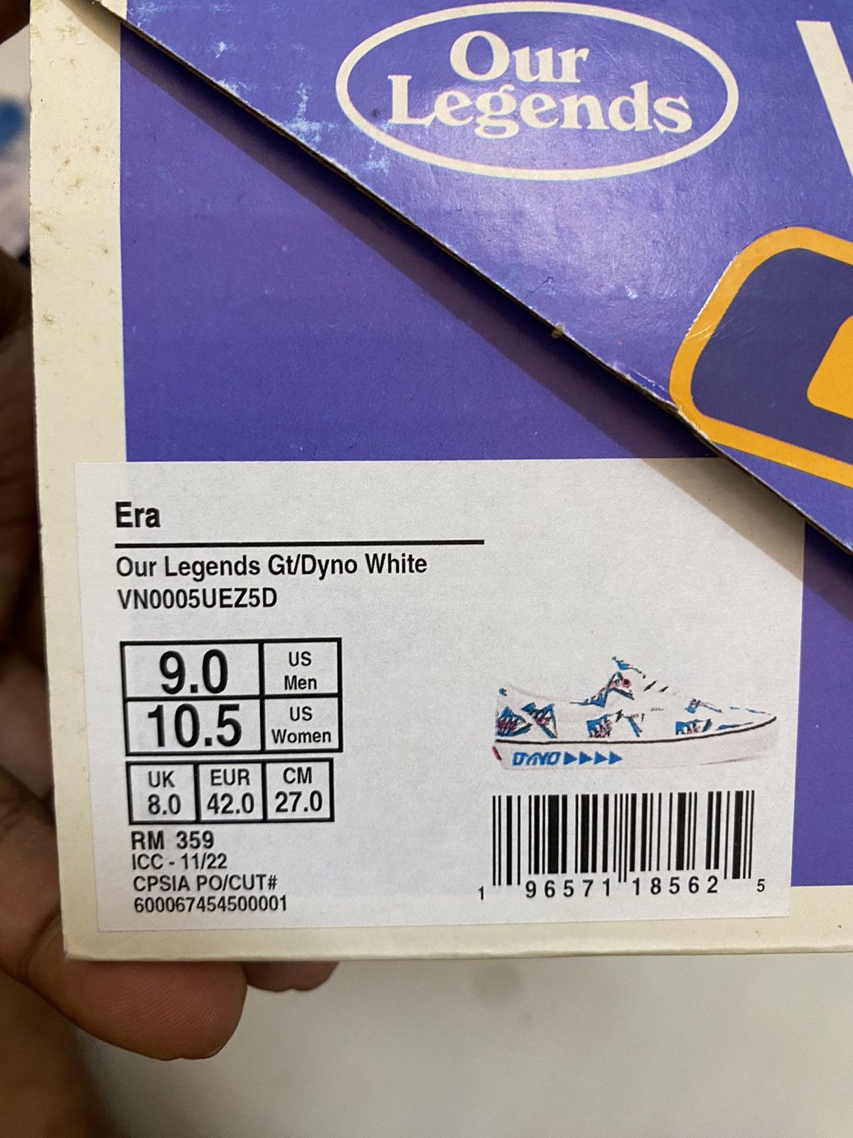 Vans VANS X GT BMX our legends/DYNO WHITE Size US 9 / EU 42 - 6 Thumbnail