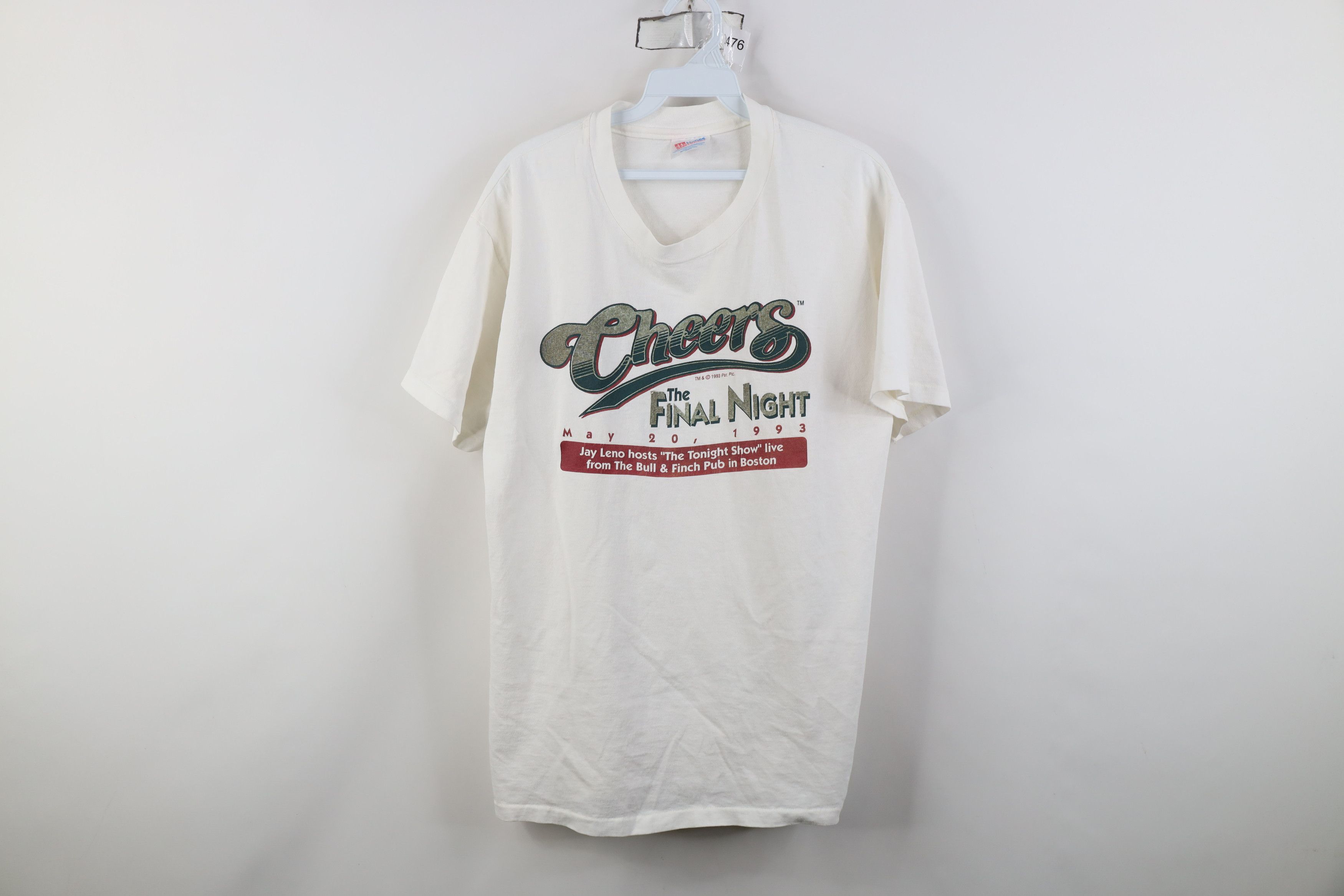 Vintage Vintage 90s Final Night Jay Leno Tonight Show T-Shirt USA Size US L / EU 52-54 / 3 - 1 Thumbnail