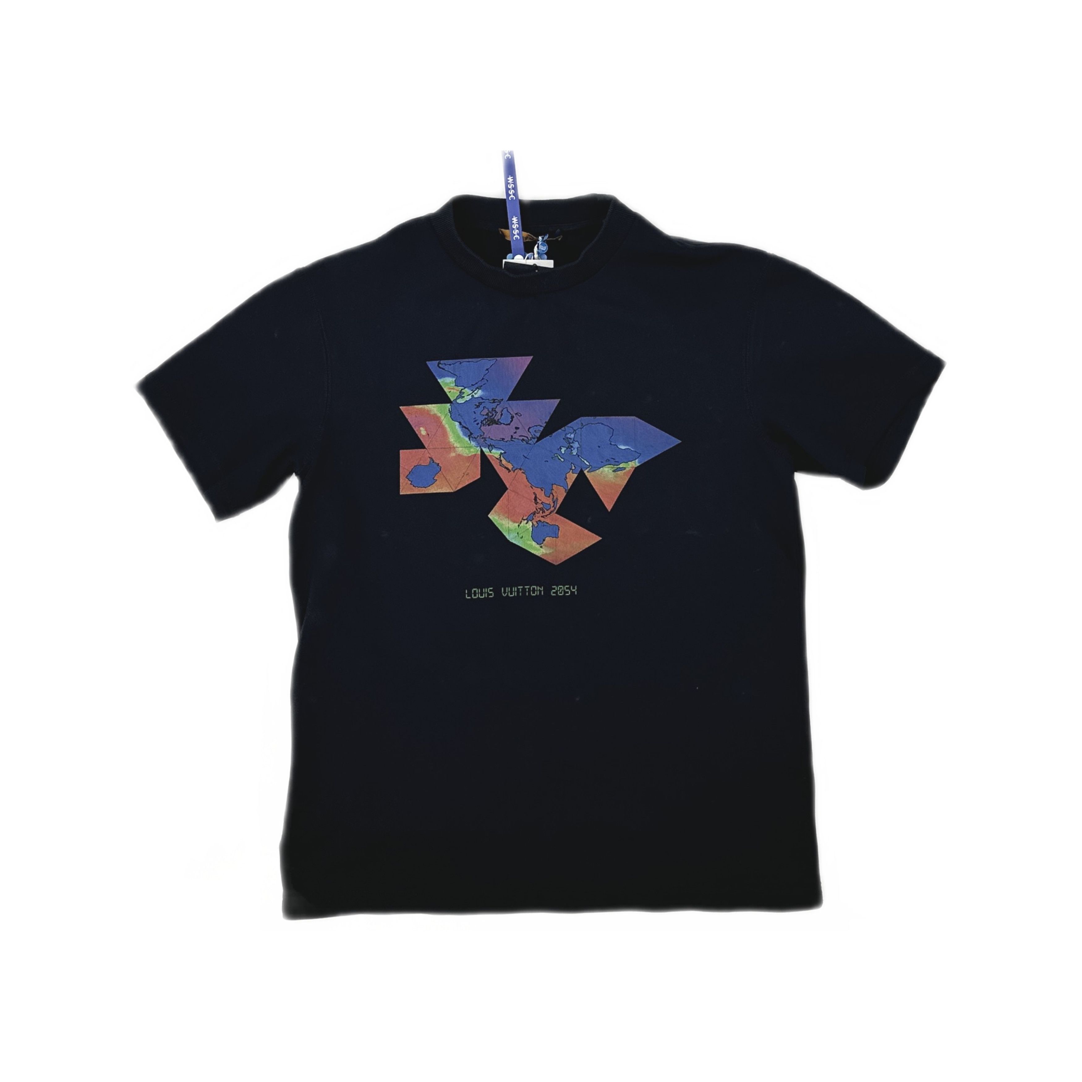 Louis Vuitton Louis Vuitton 2054 Map Print T-Shirt Black Size M Size US M / EU 48-50 / 2 - 1 Thumbnail