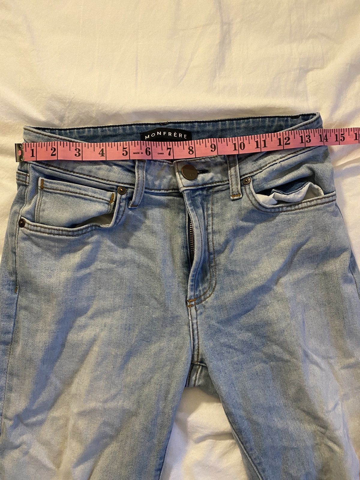 MONFRERE Monfrere Slim Fit Jeans Size US 29 - 4 Thumbnail