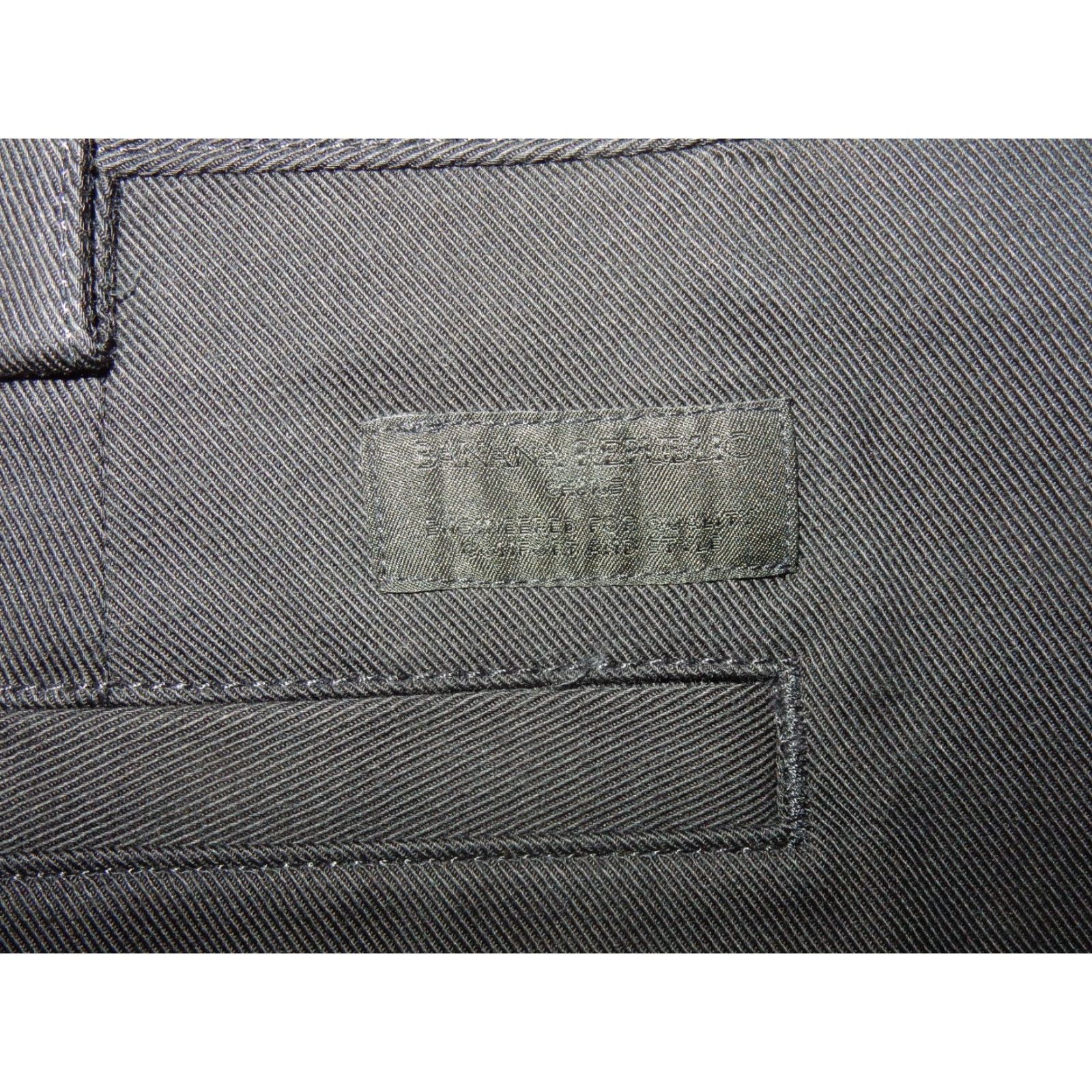 Banana Republic Banana Republic Pants Men Khaki 38x34 Inseam 34 Flat Front Athletic Fit Black Cotton Band Reg Regular Mens Size US 38 / EU 54 - 3 Thumbnail