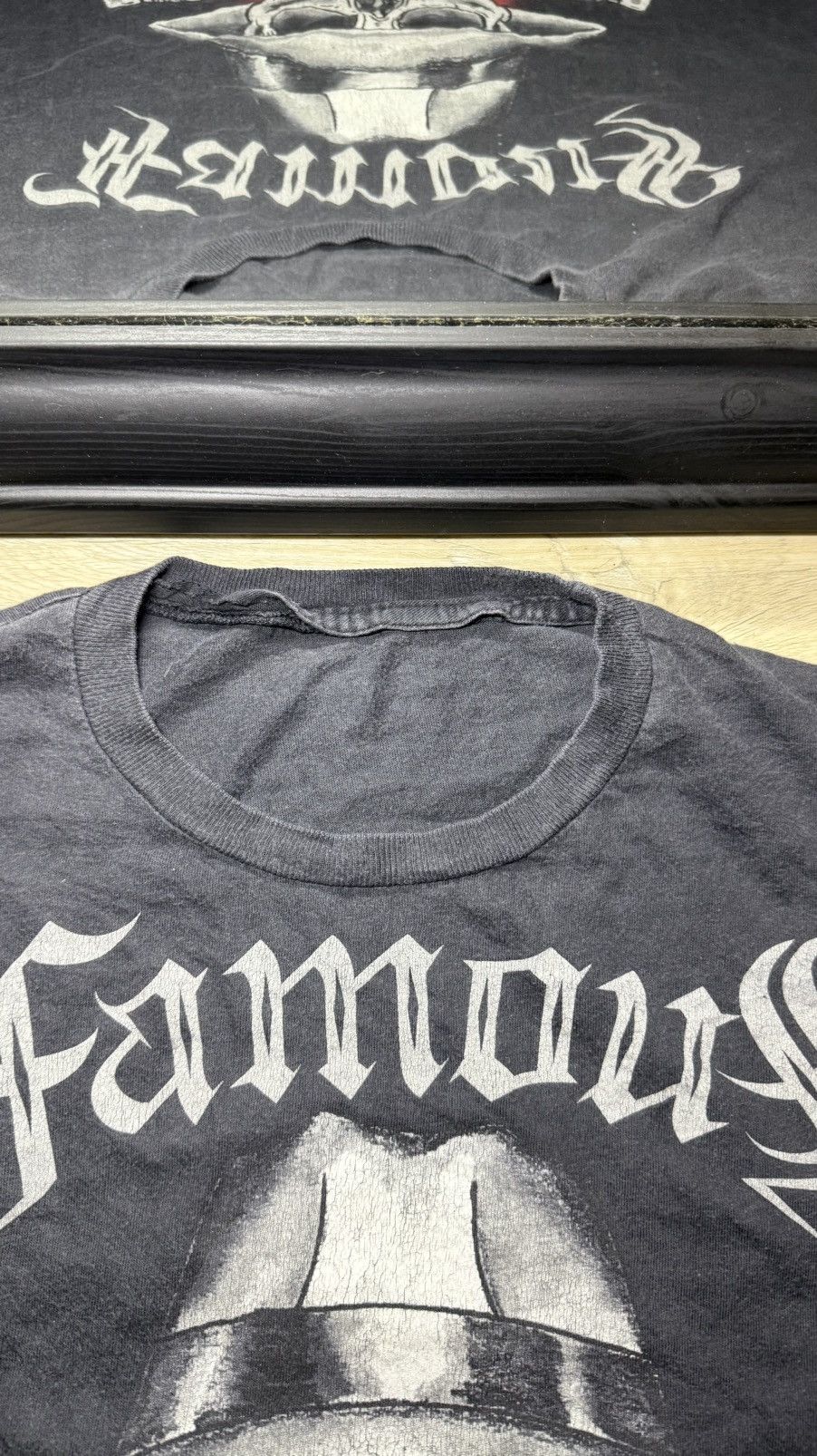Affliction Vintage / Y2K Famous Stars And Straps Skull Spell Out Shirt Size US L / EU 52-54 / 3 - 3 Thumbnail