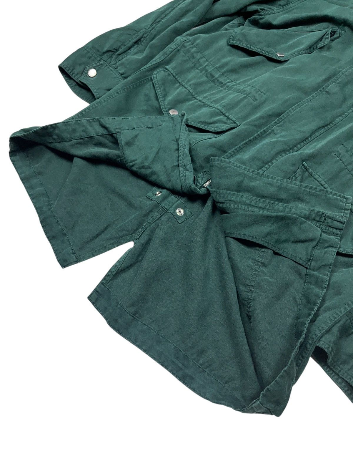 Diesel × Japanese Brand × Vintage Vintage Diesel Fishtail Parka Linen Jacket y2k Size US L / EU 52-54 / 3 - 8 Thumbnail