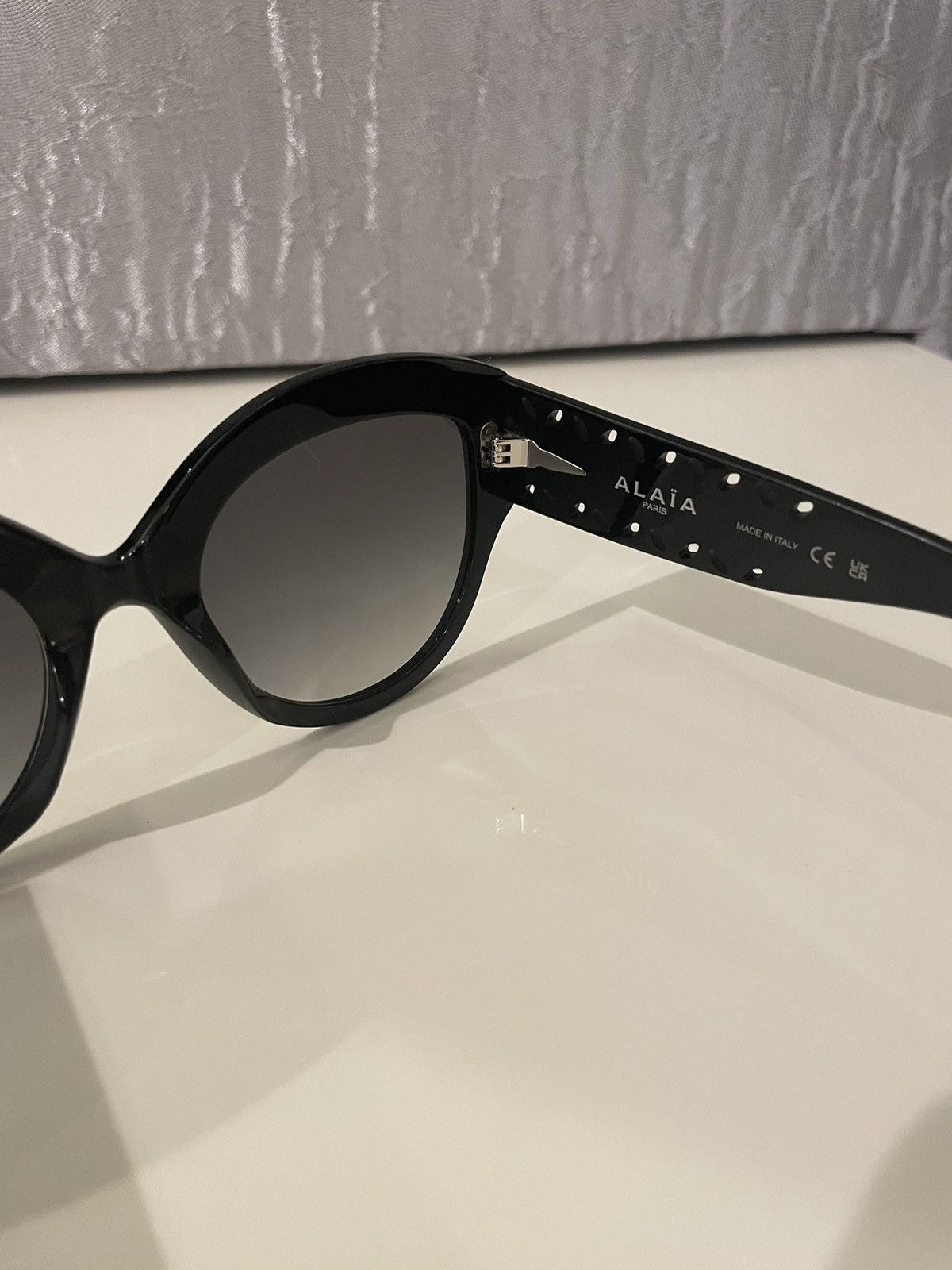 Alaia × Vintage 💎 ALAÏA Oversized Cat Sunglassess OS Size ONE SIZE - 8 Thumbnail